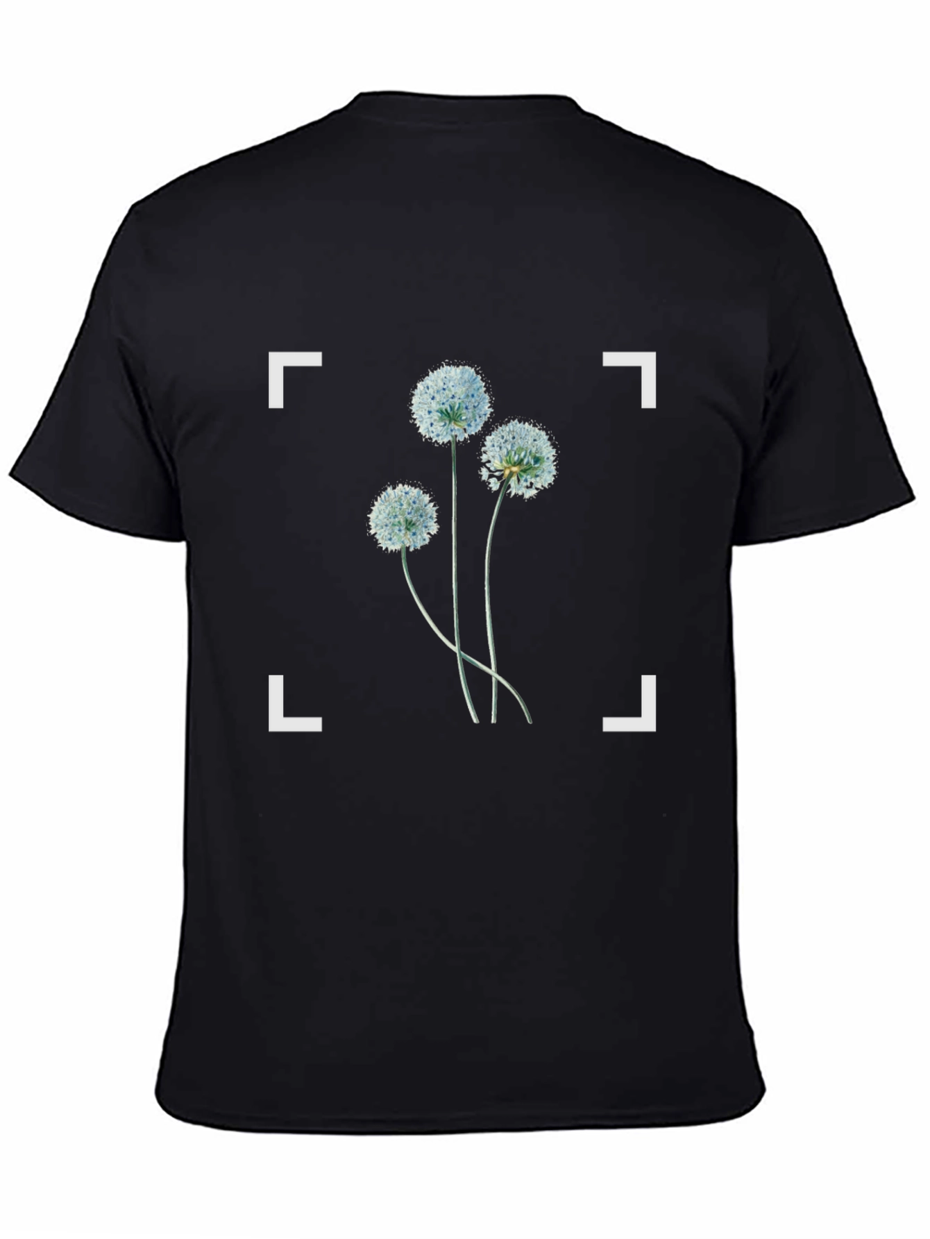 Dandelion Graphic Tee - Stylish Black Cotton Shirt
