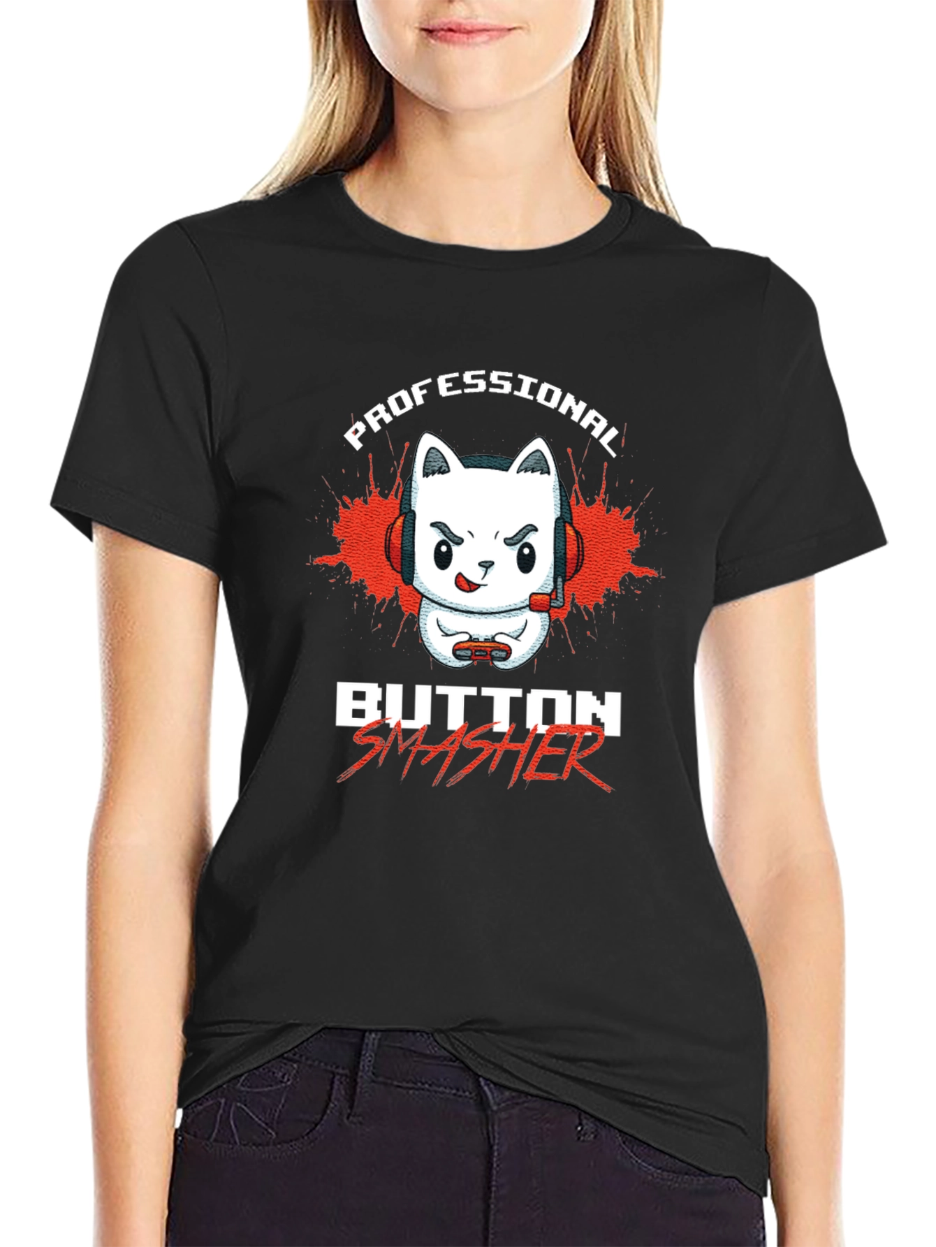 Professional Button Smasher Gamer T-Shirt