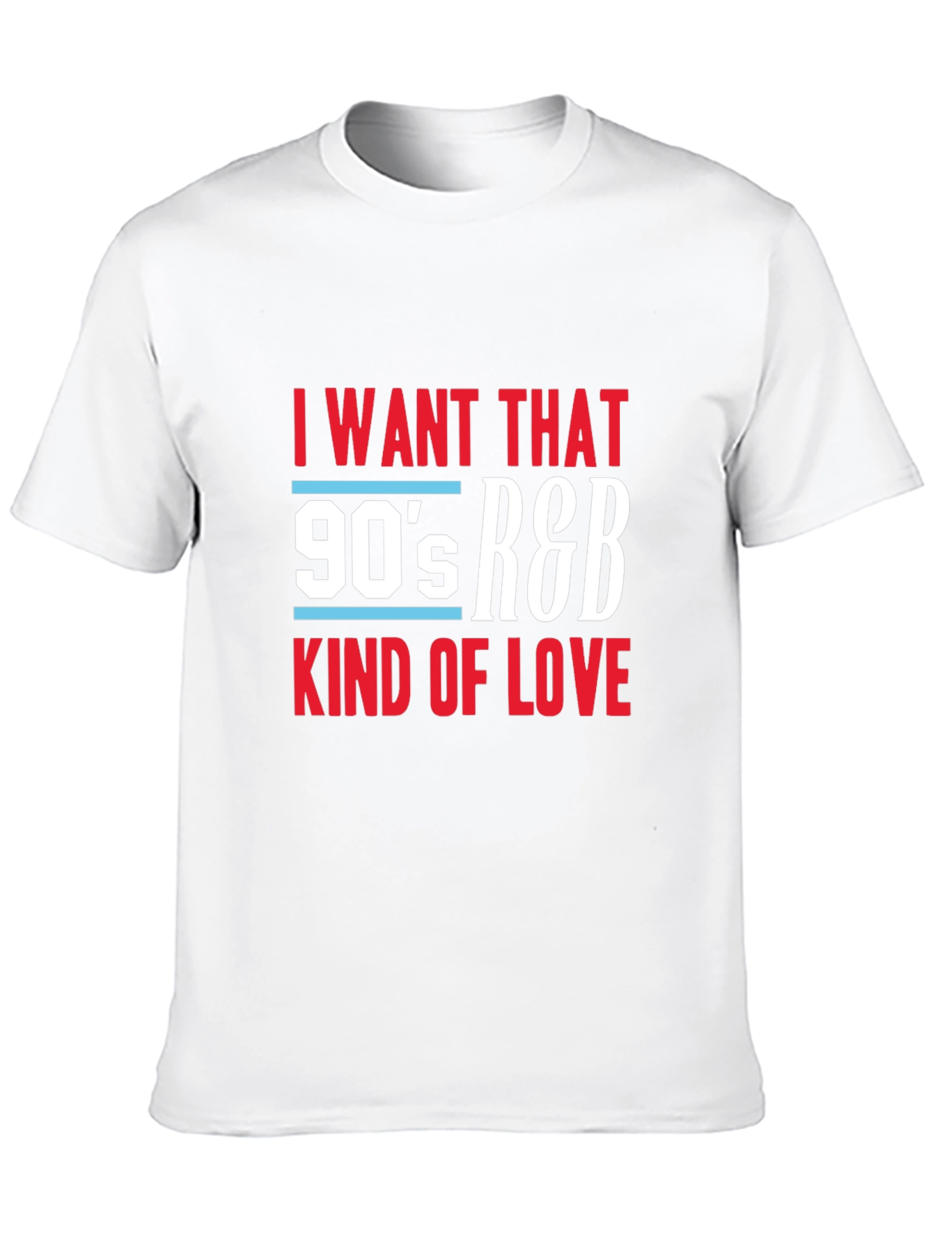 90s R&B Kind of Love Black Graphic Tee
