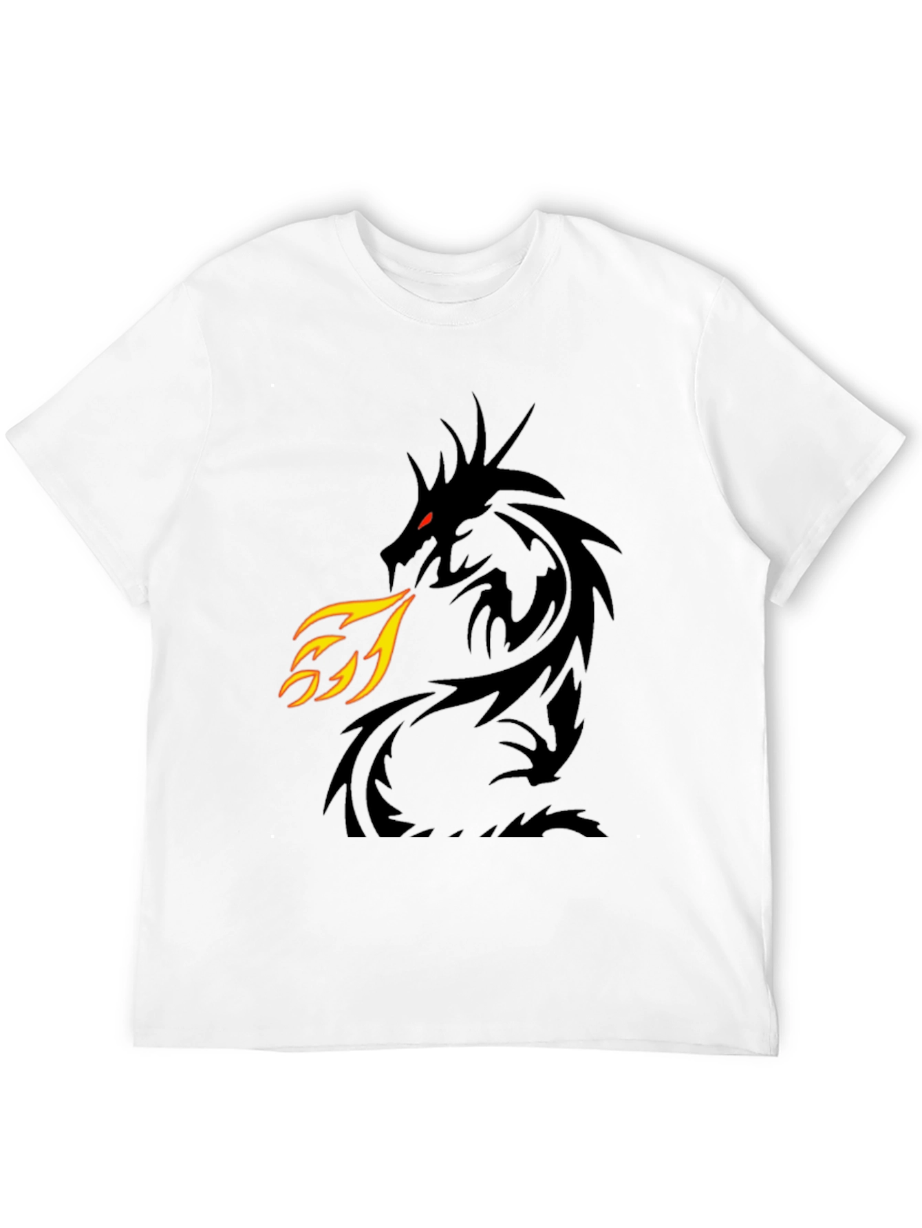 Fire Breathing Dragon Graphic T-Shirt