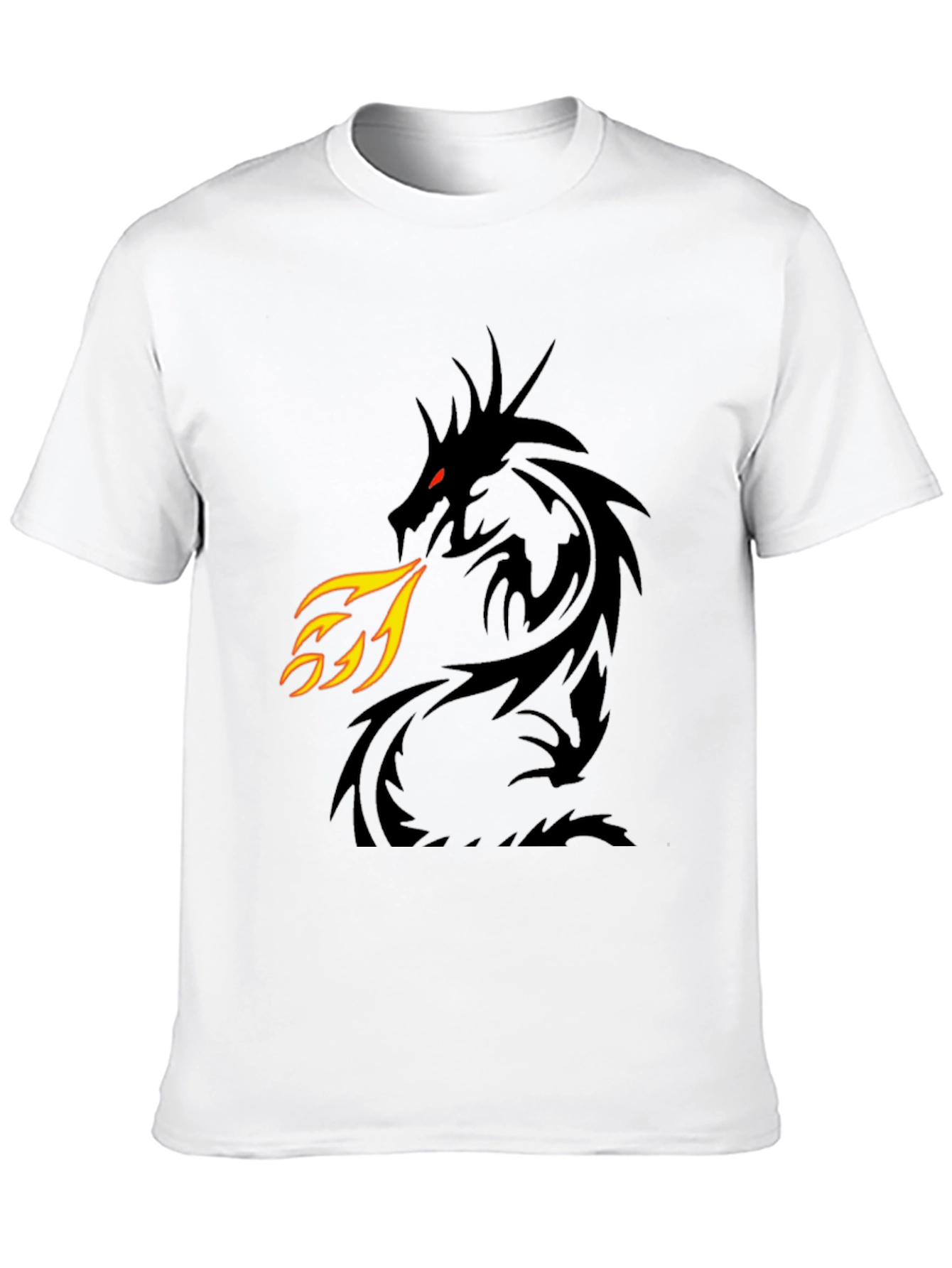 Fire Breathing Dragon Graphic T-Shirt