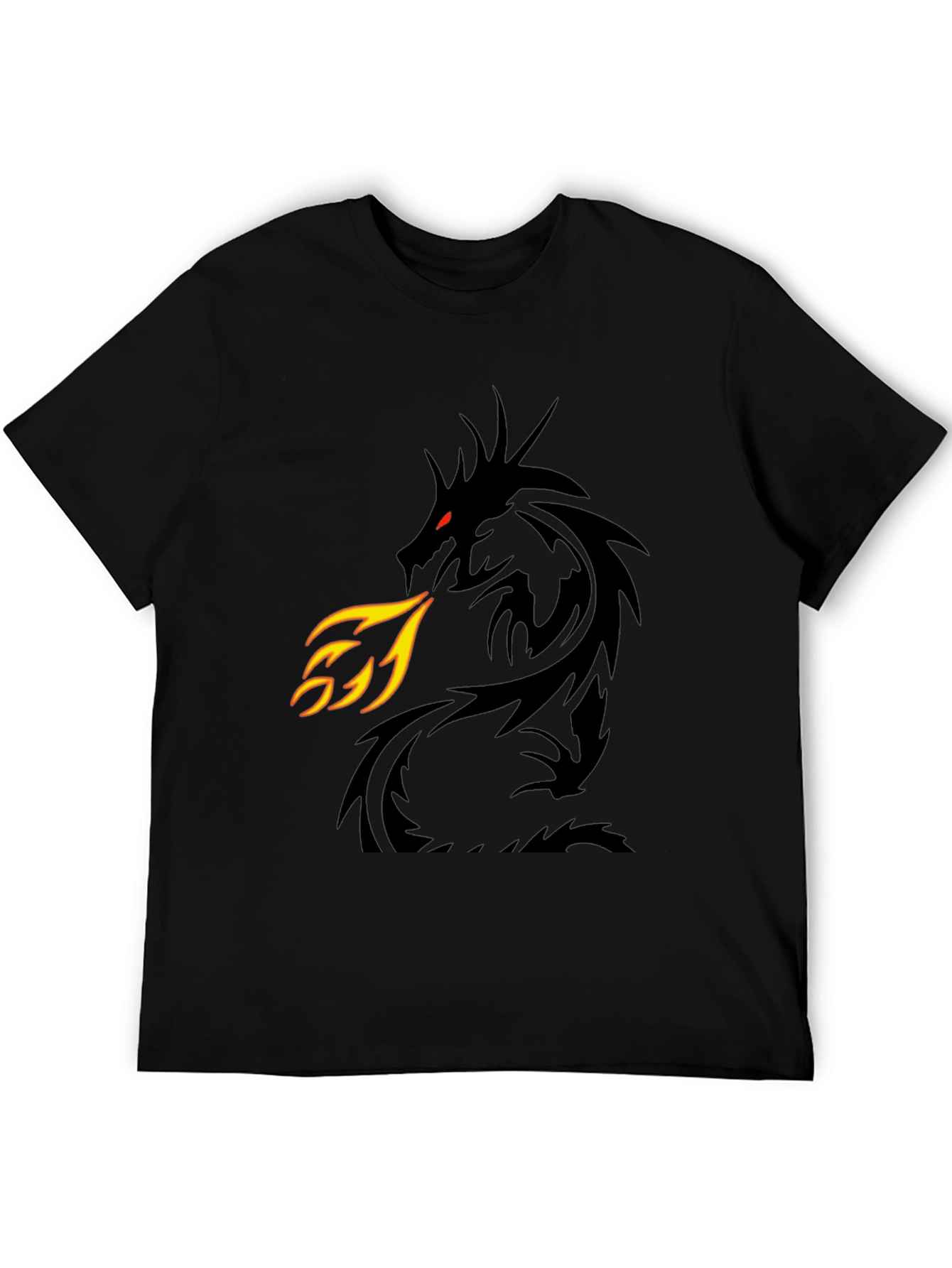 Fire Breathing Dragon Graphic T-Shirt