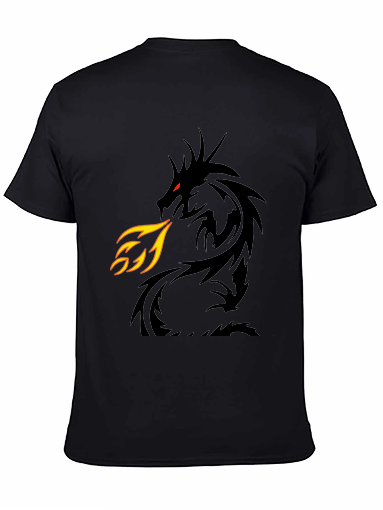 Fire Breathing Dragon Graphic T-Shirt