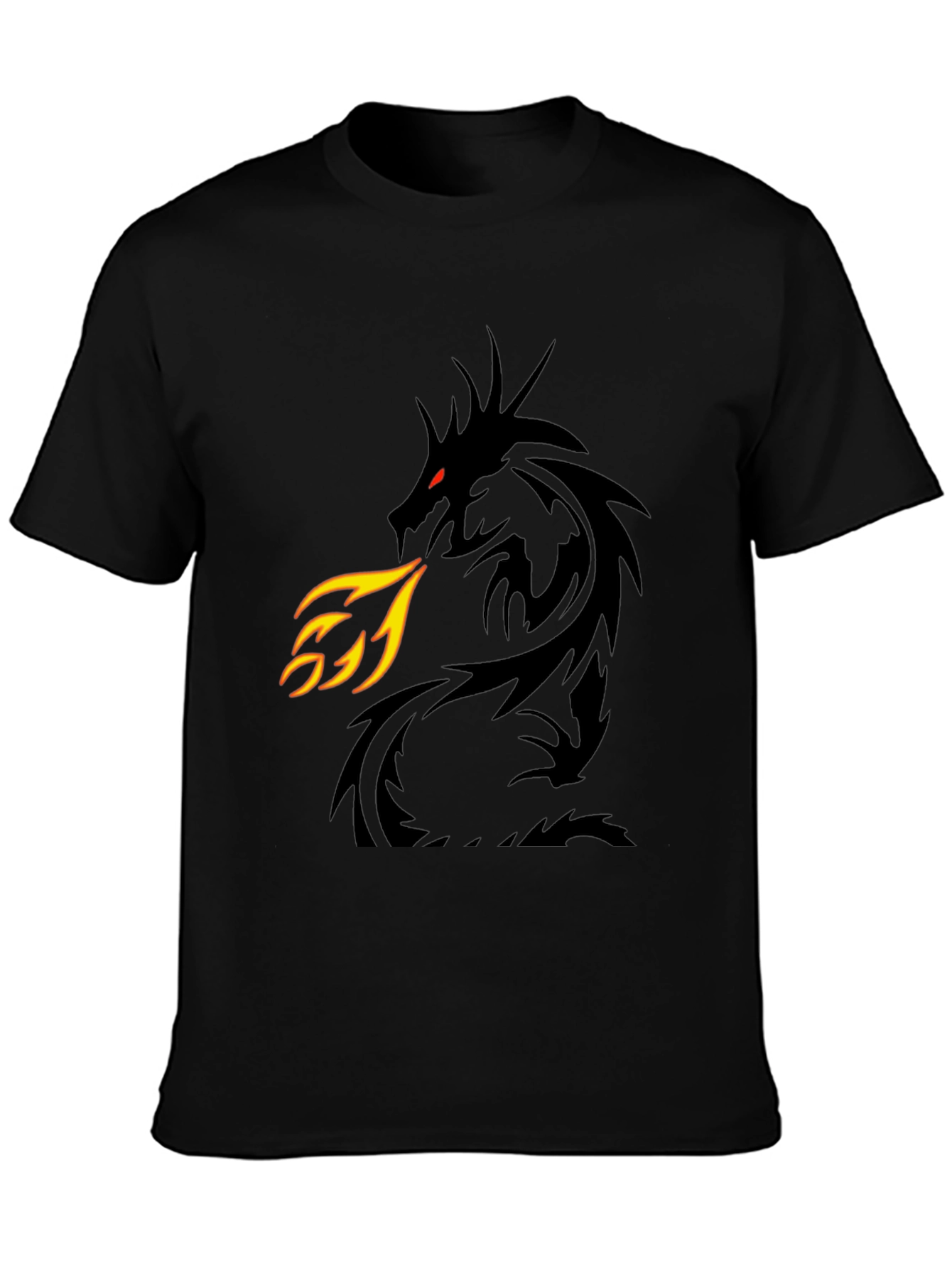 Fire Breathing Dragon Graphic T-Shirt