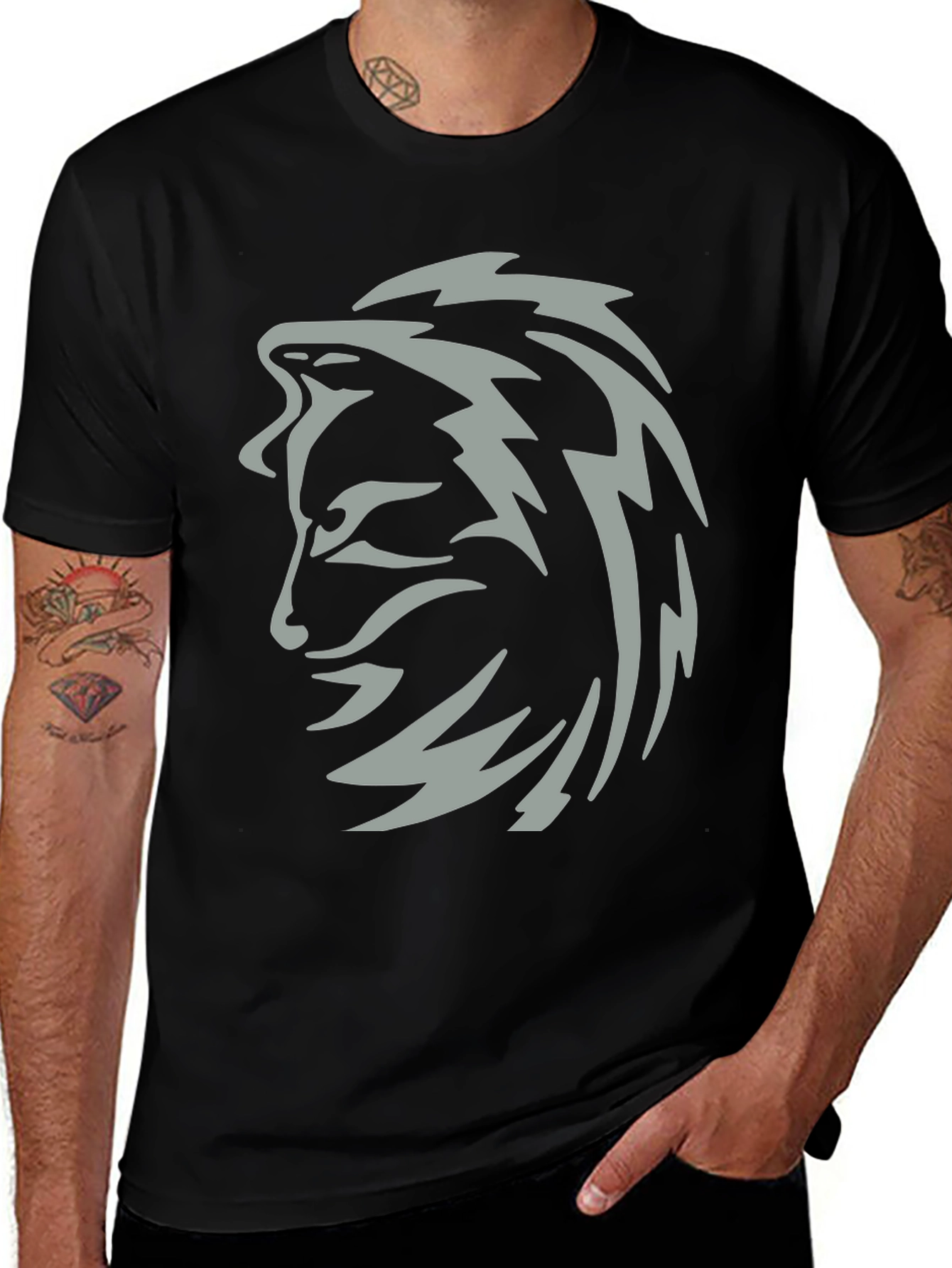 Black Wolf Graphic Tee