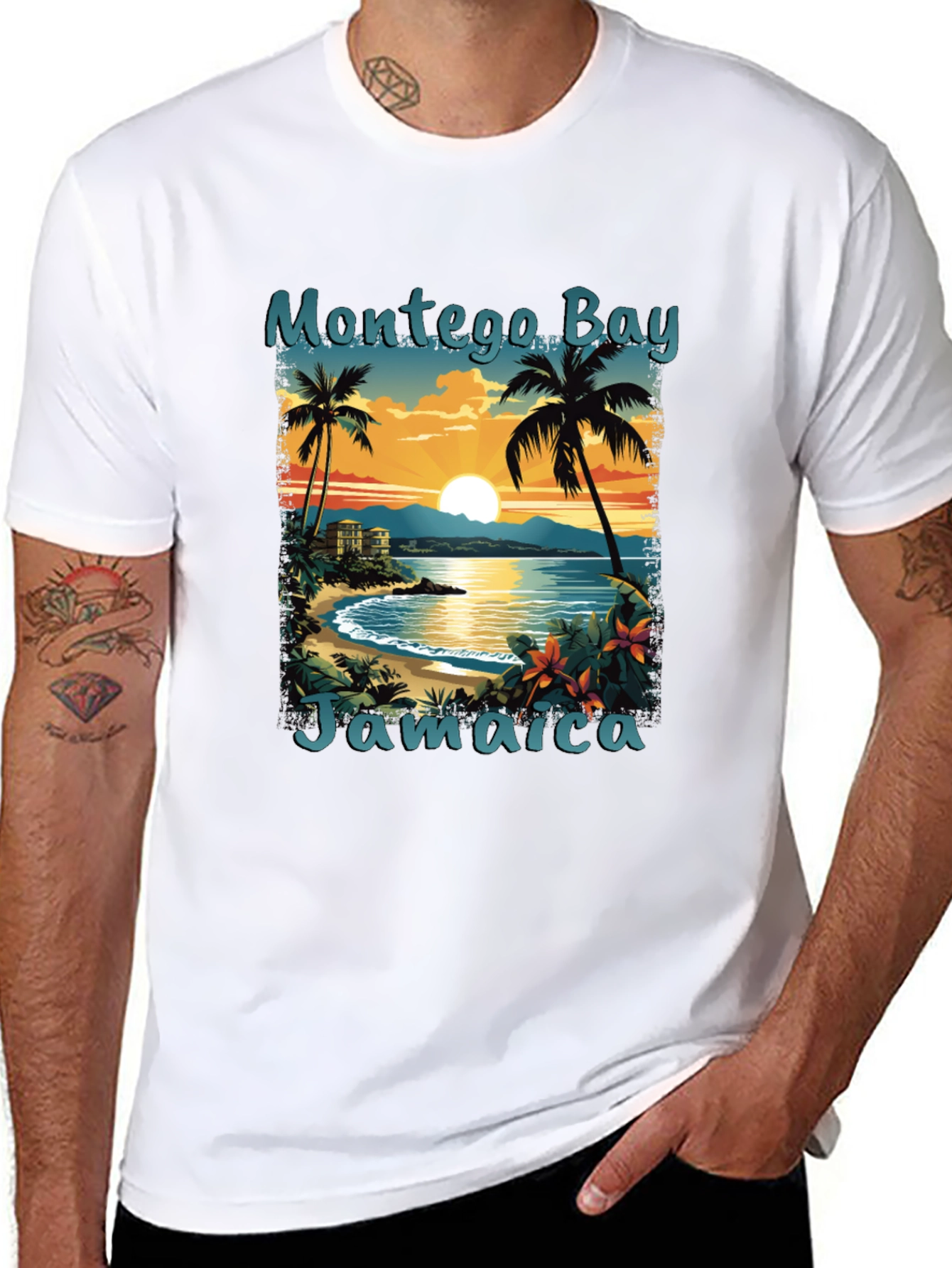 Montego Bay Jamaica Graphic T-Shirt