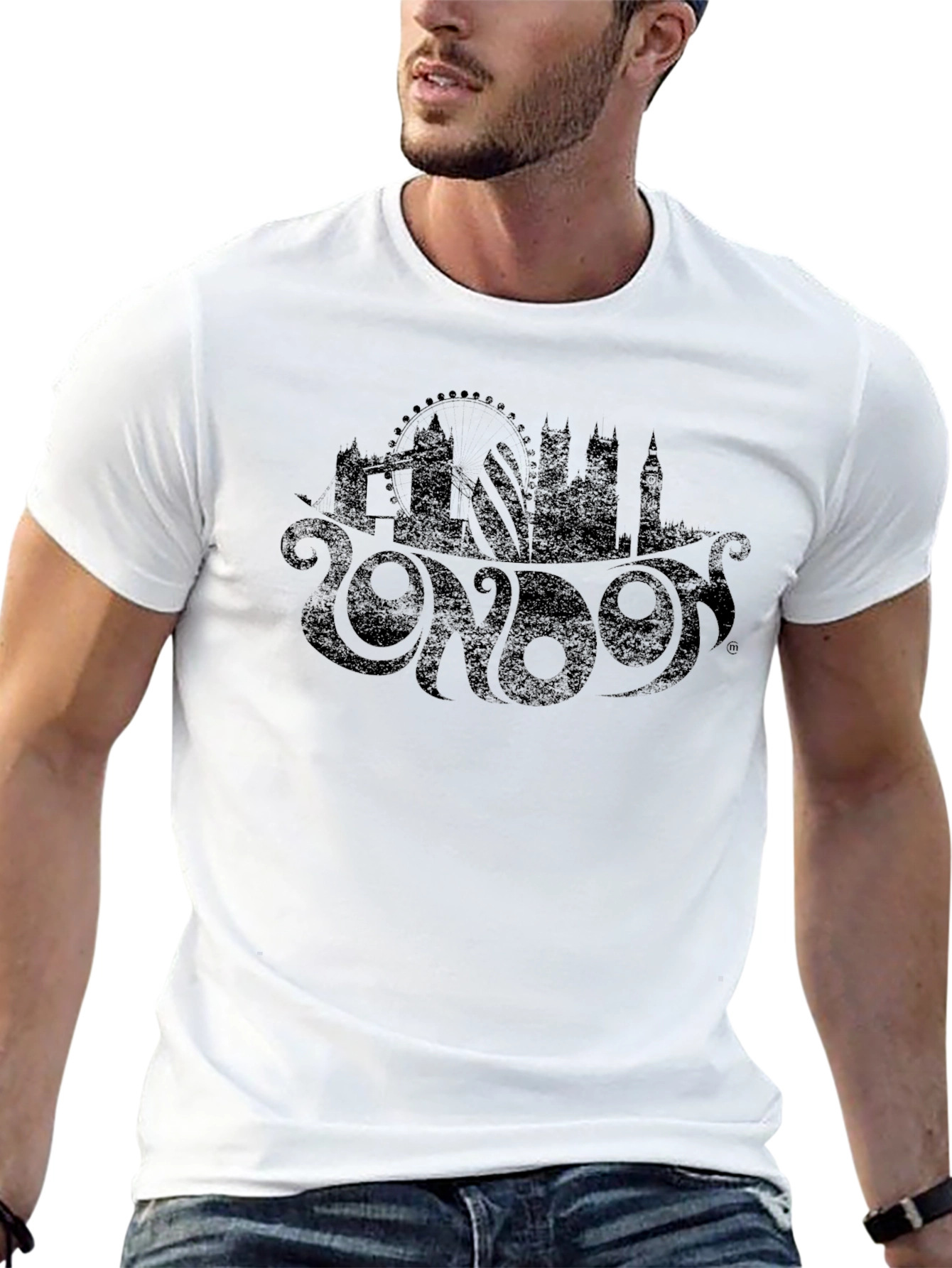 London Skyline Graphic Tee - Soft Cotton Comfort