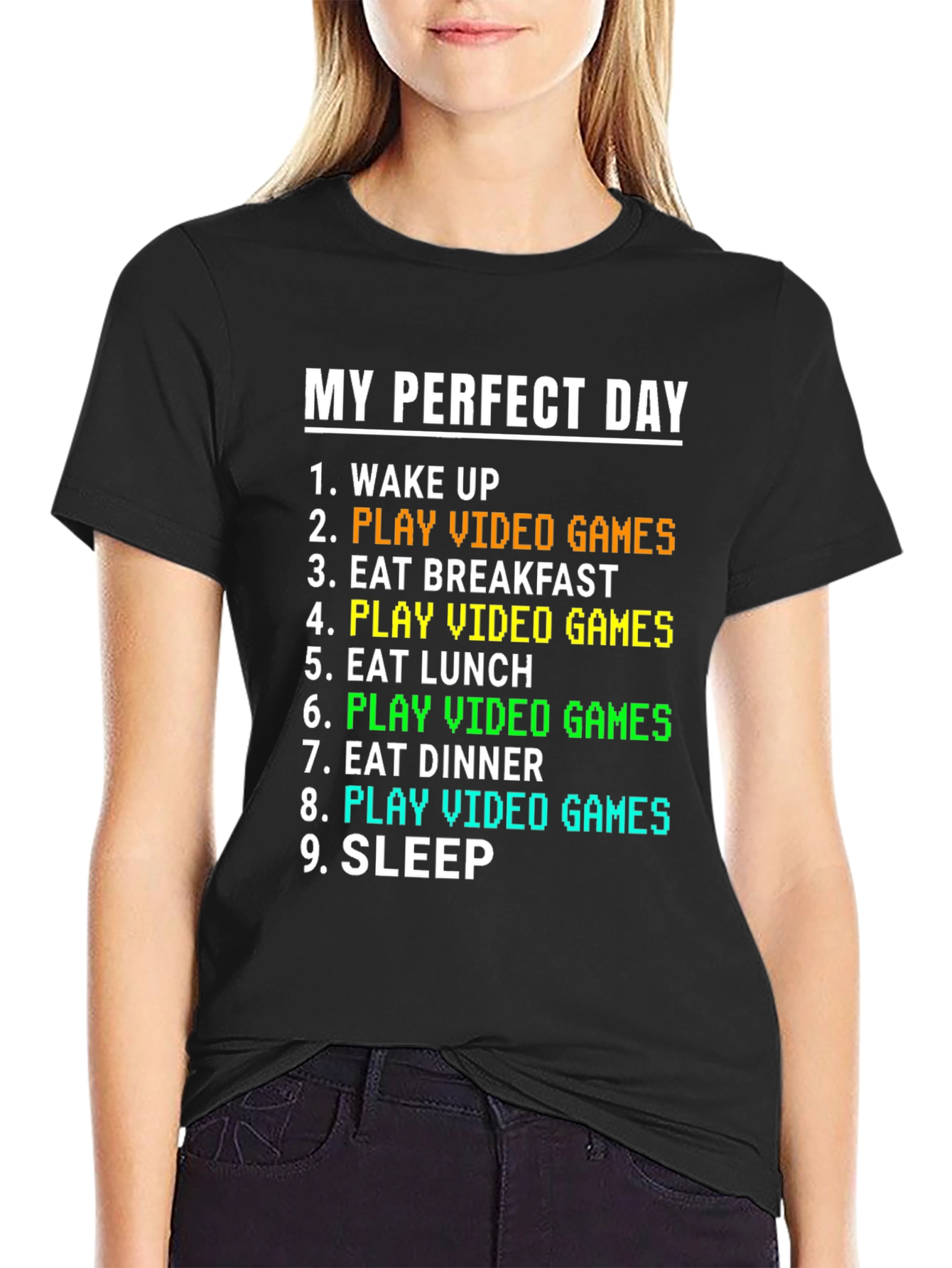 My Perfect Day Gamer T-Shirt