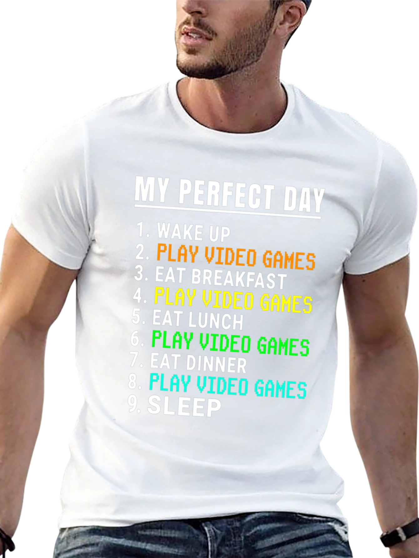 My Perfect Day Gamer T-Shirt
