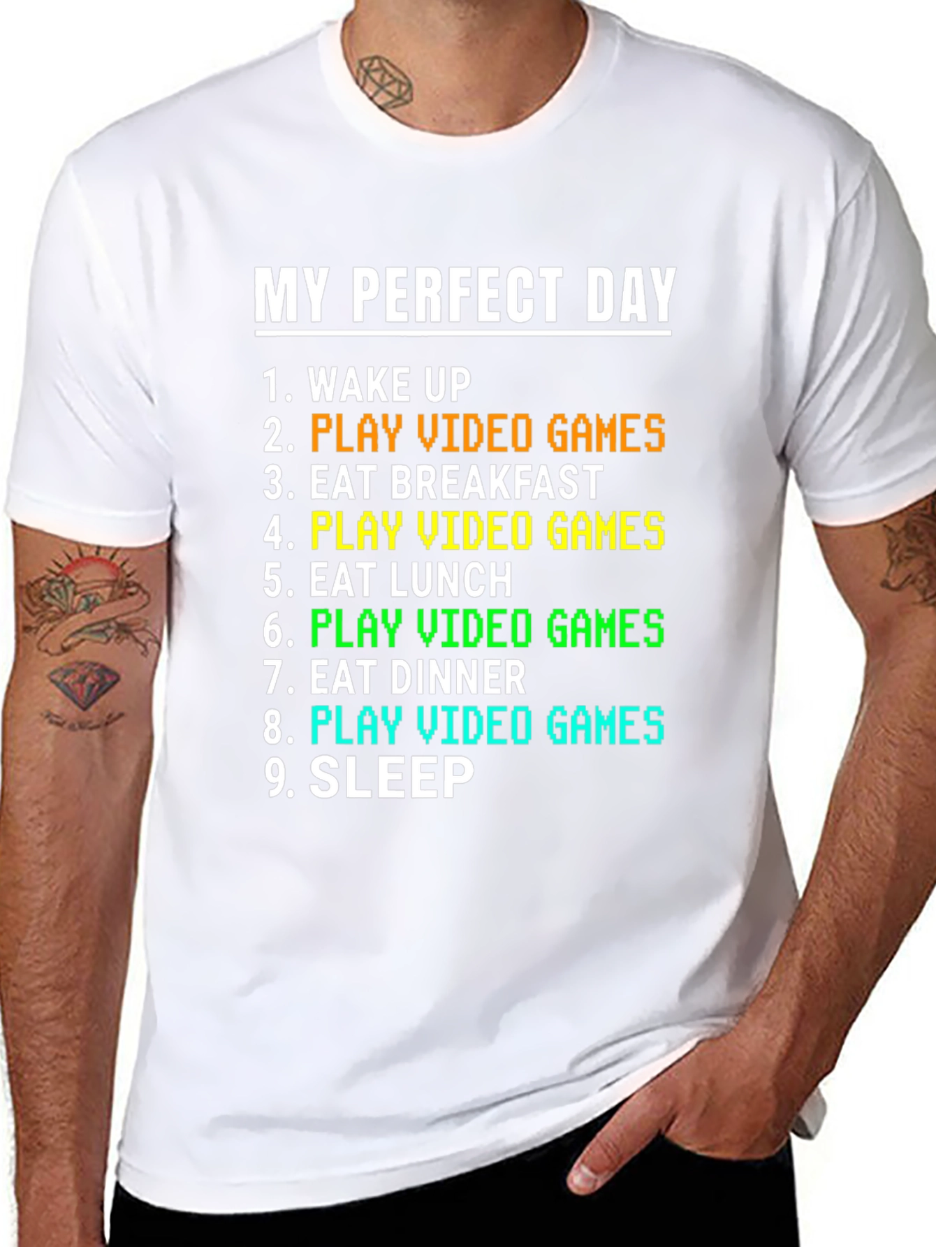 My Perfect Day Gamer T-Shirt