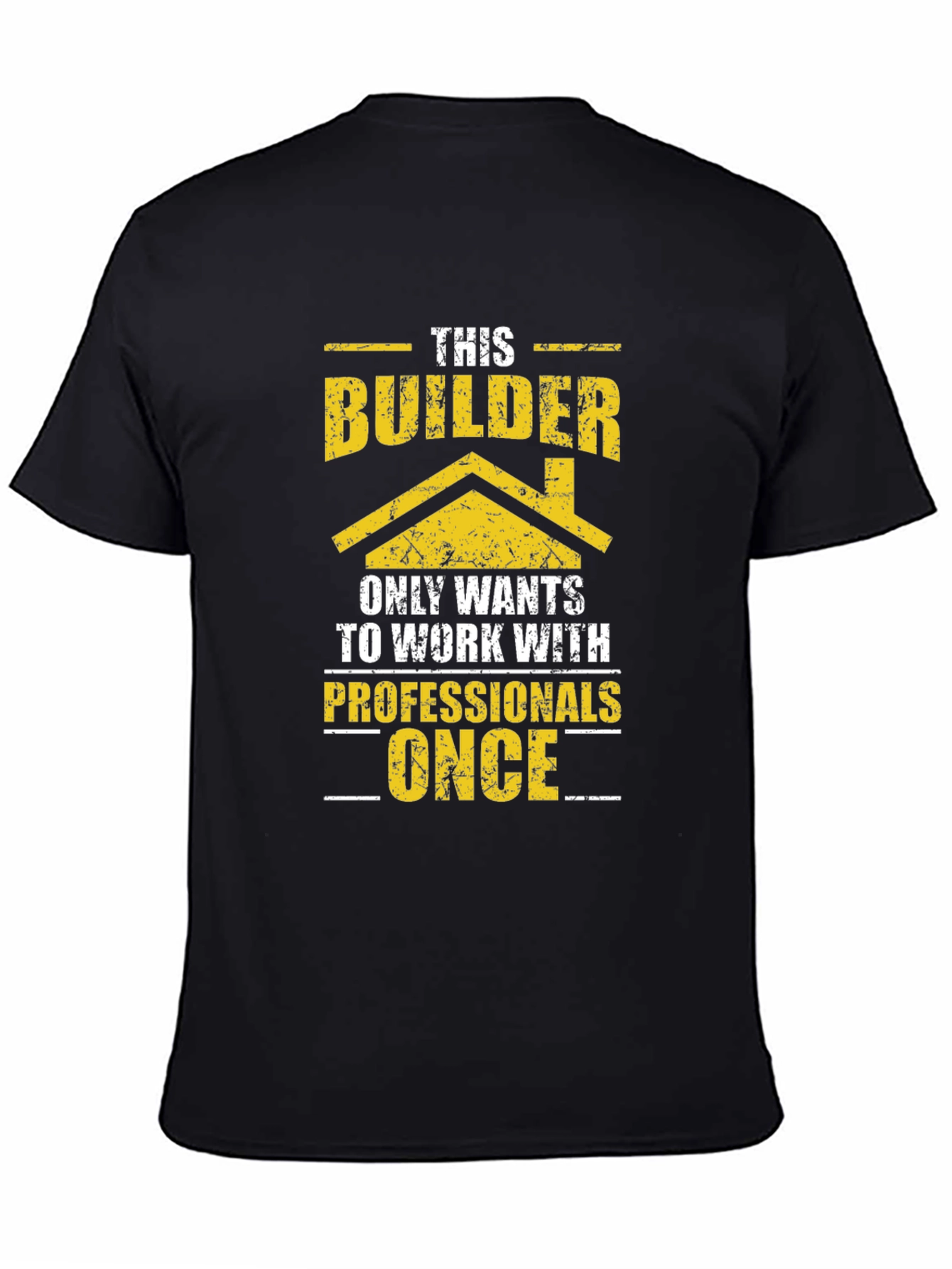 Builder Graphic T-Shirt Funny Construction Tee