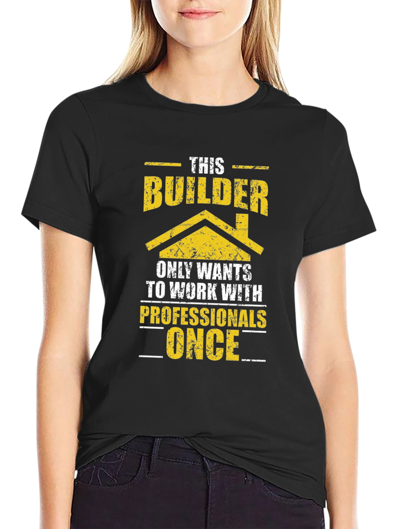 Builder Graphic T-Shirt Funny Construction Tee