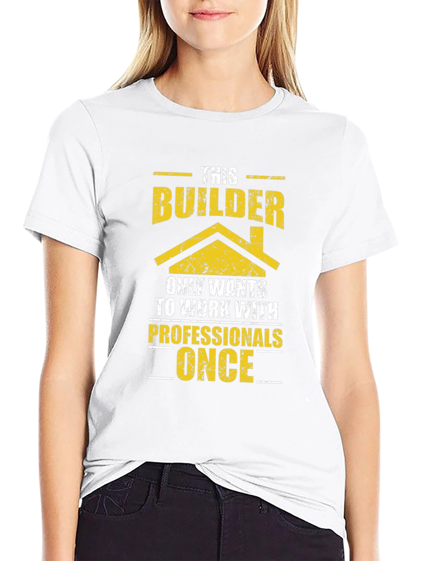 Builder Graphic T-Shirt Funny Construction Tee