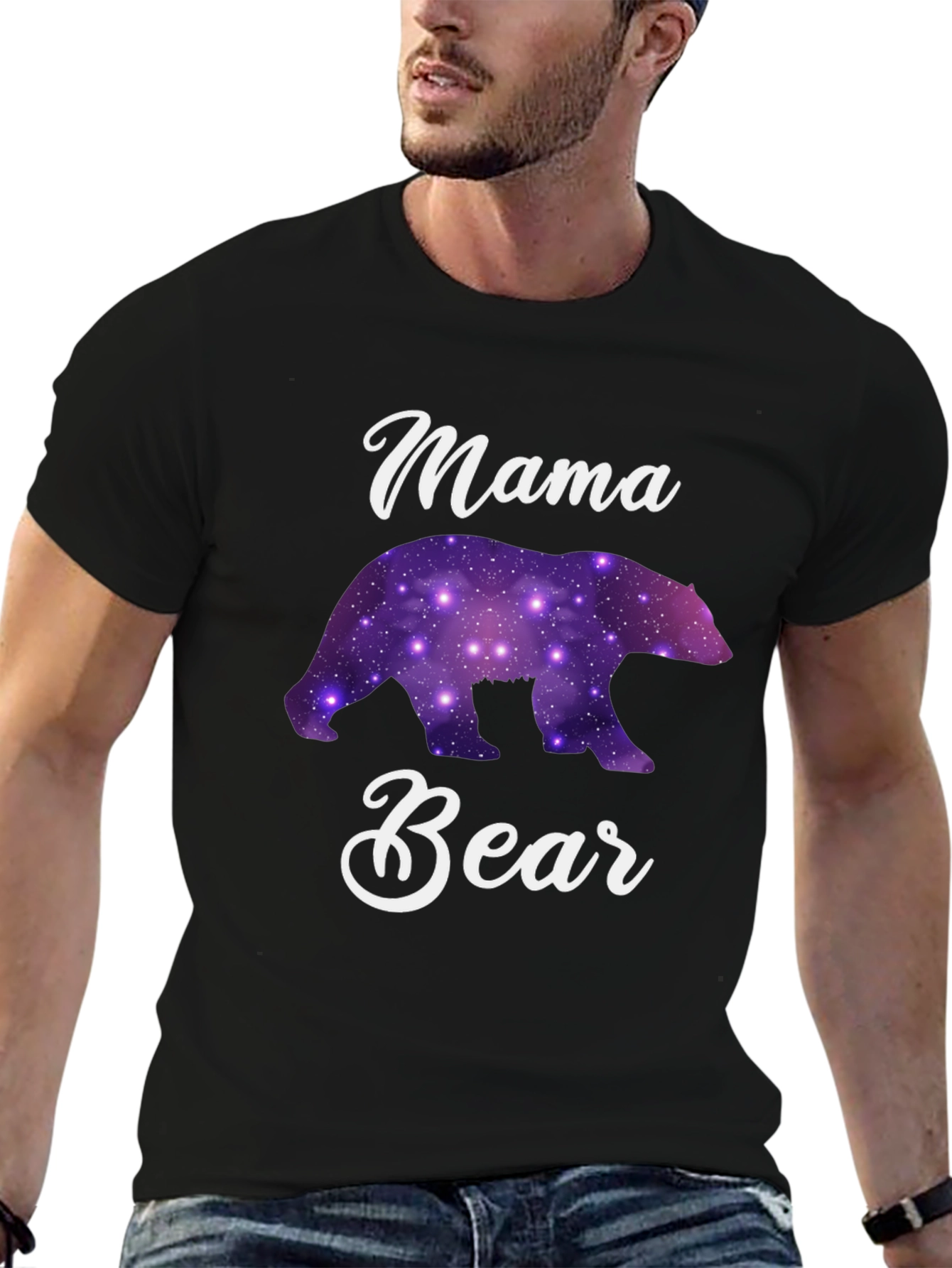 Mama Bear Graphic T-Shirt - Cute Family Tee