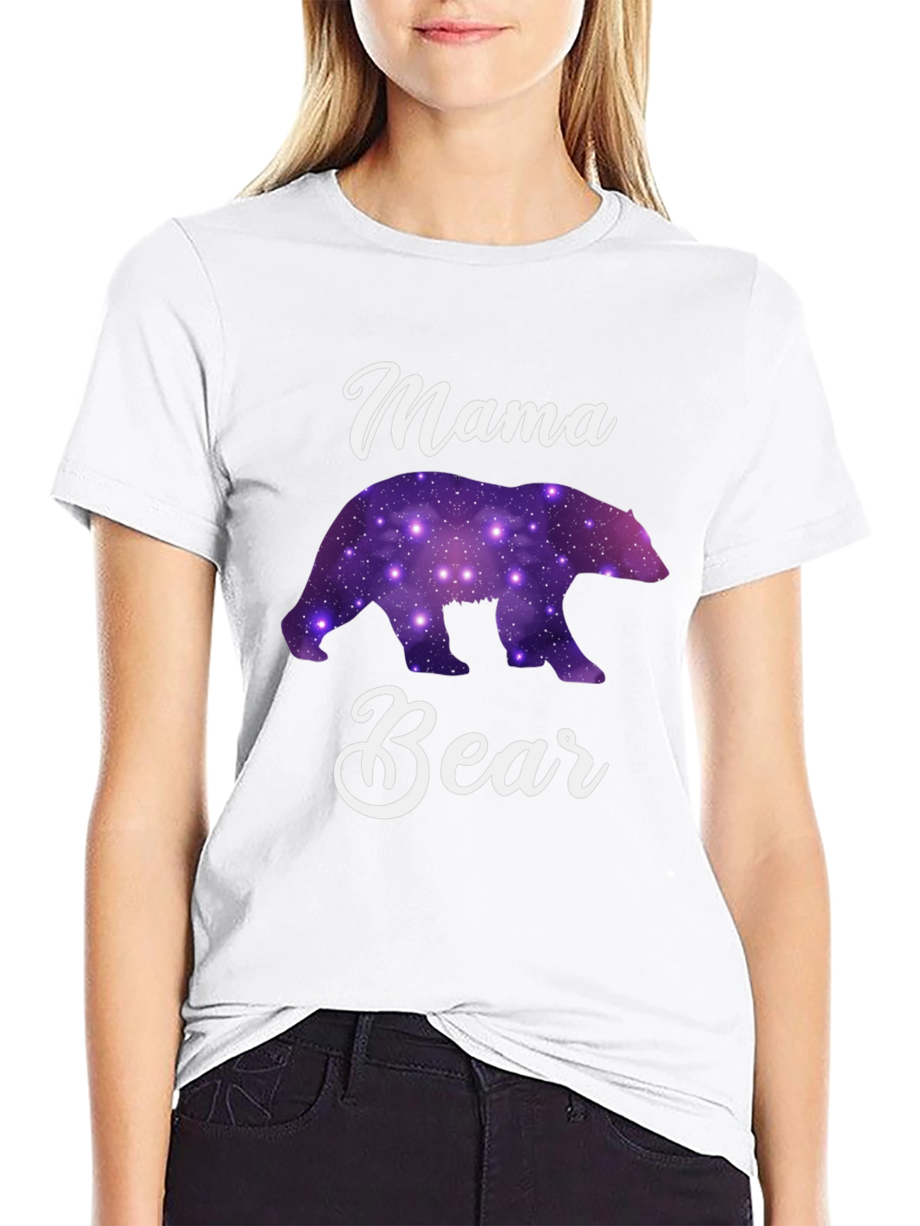 Mama Bear Graphic T-Shirt - Cute Family Tee