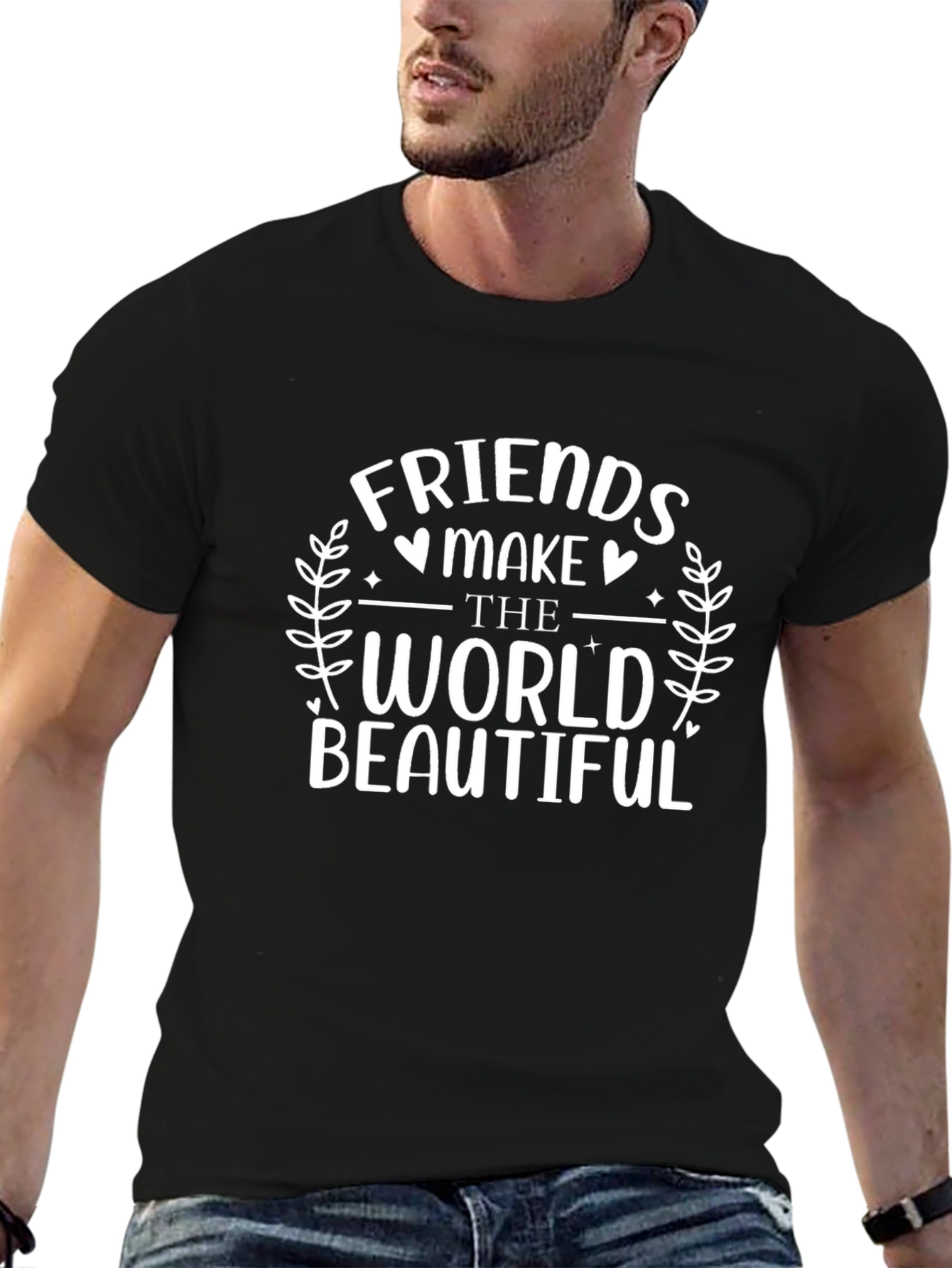 Friends Make the World Beautiful Graphic Tee