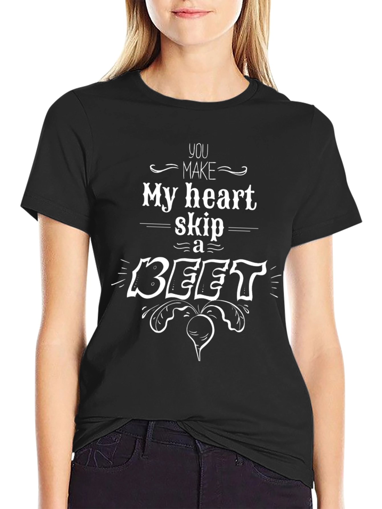 Heart Skip a Beet T-Shirt - Pun Lover Gift
