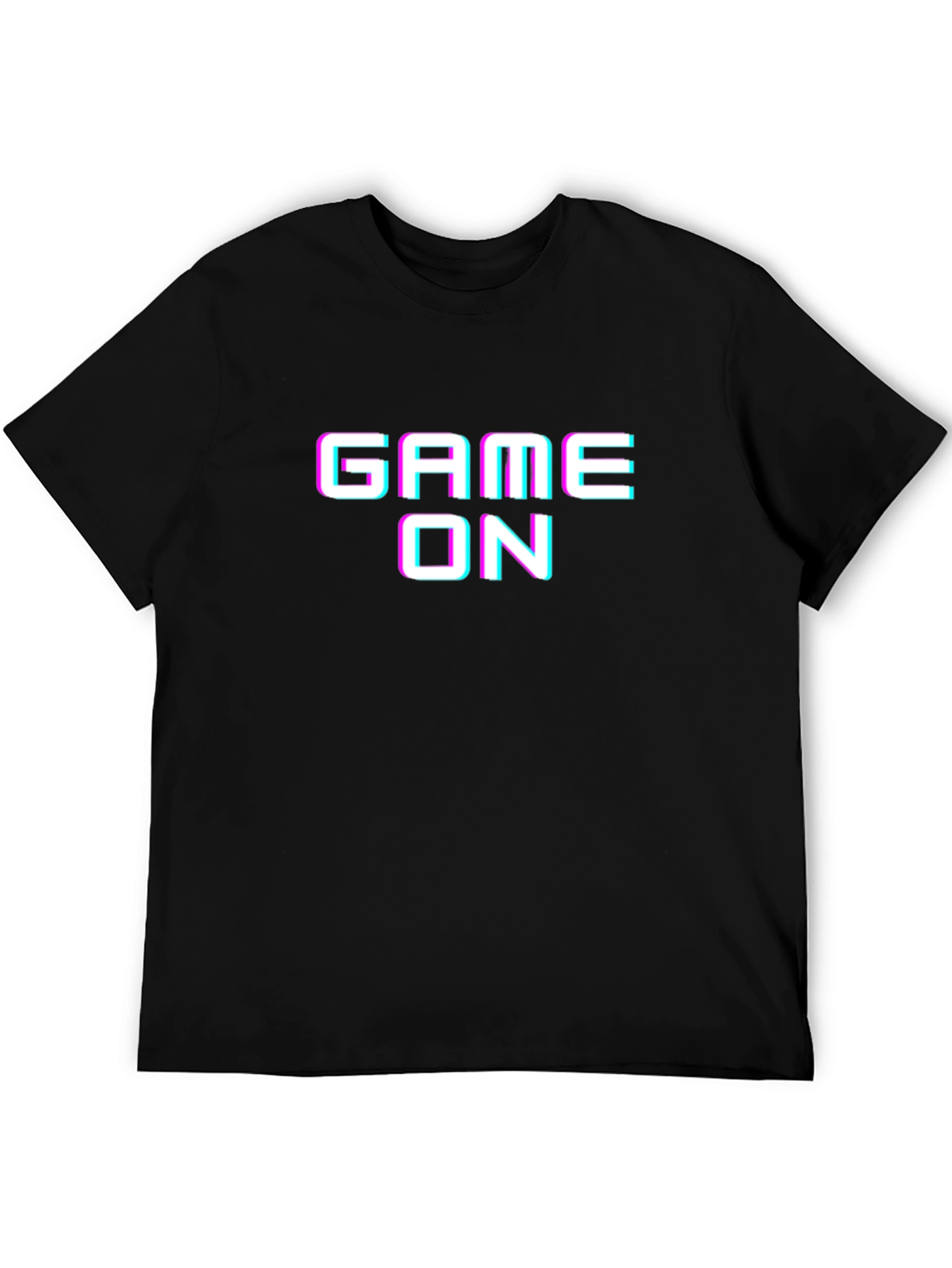 Game On Graphic Tee - Black Gamer T-Shirt