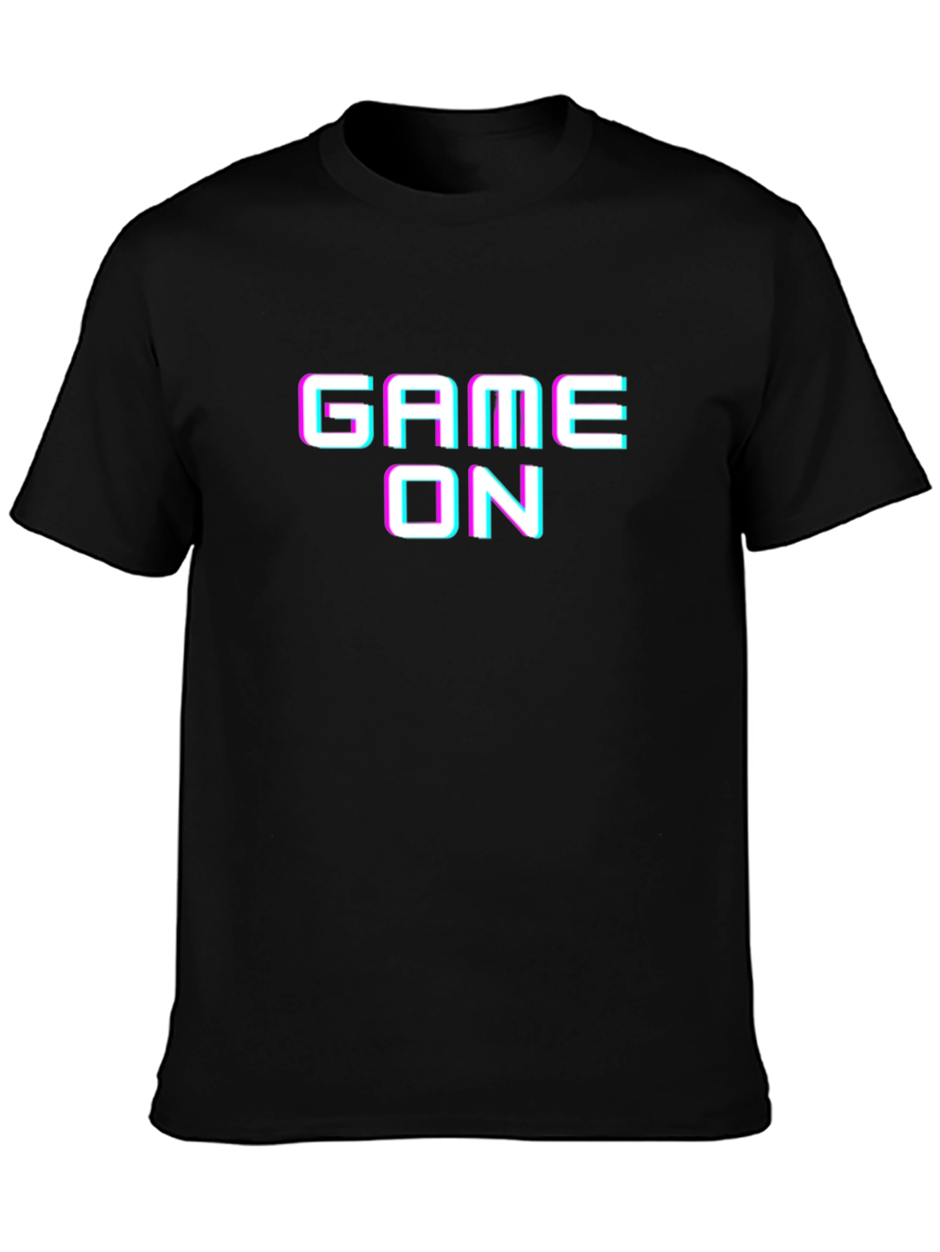 Game On Graphic Tee - Black Gamer T-Shirt