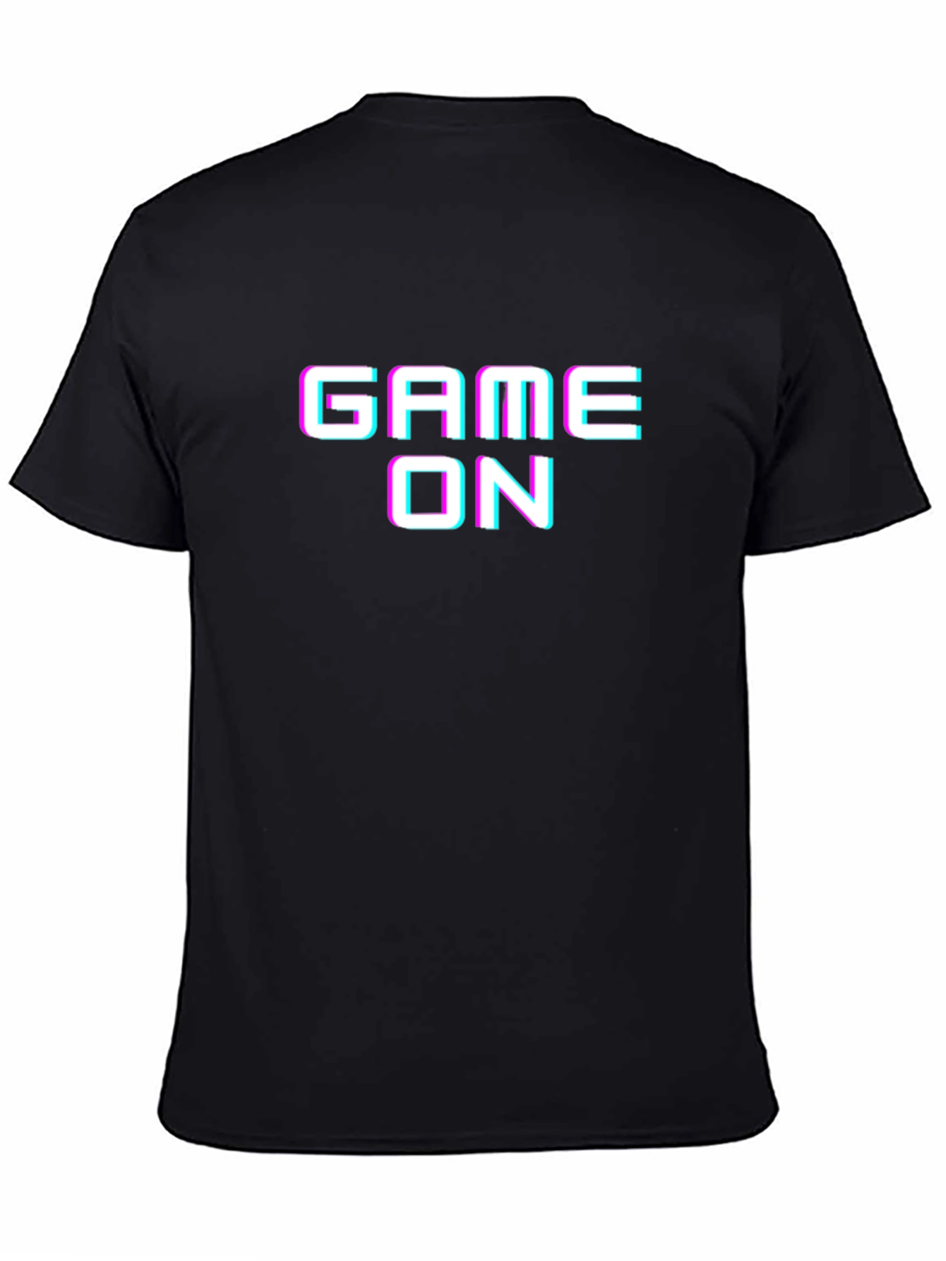 Game On Graphic Tee - Black Gamer T-Shirt