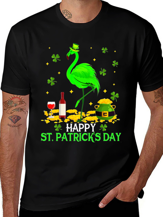 St. Patricks Day Flamingo T-Shirt
