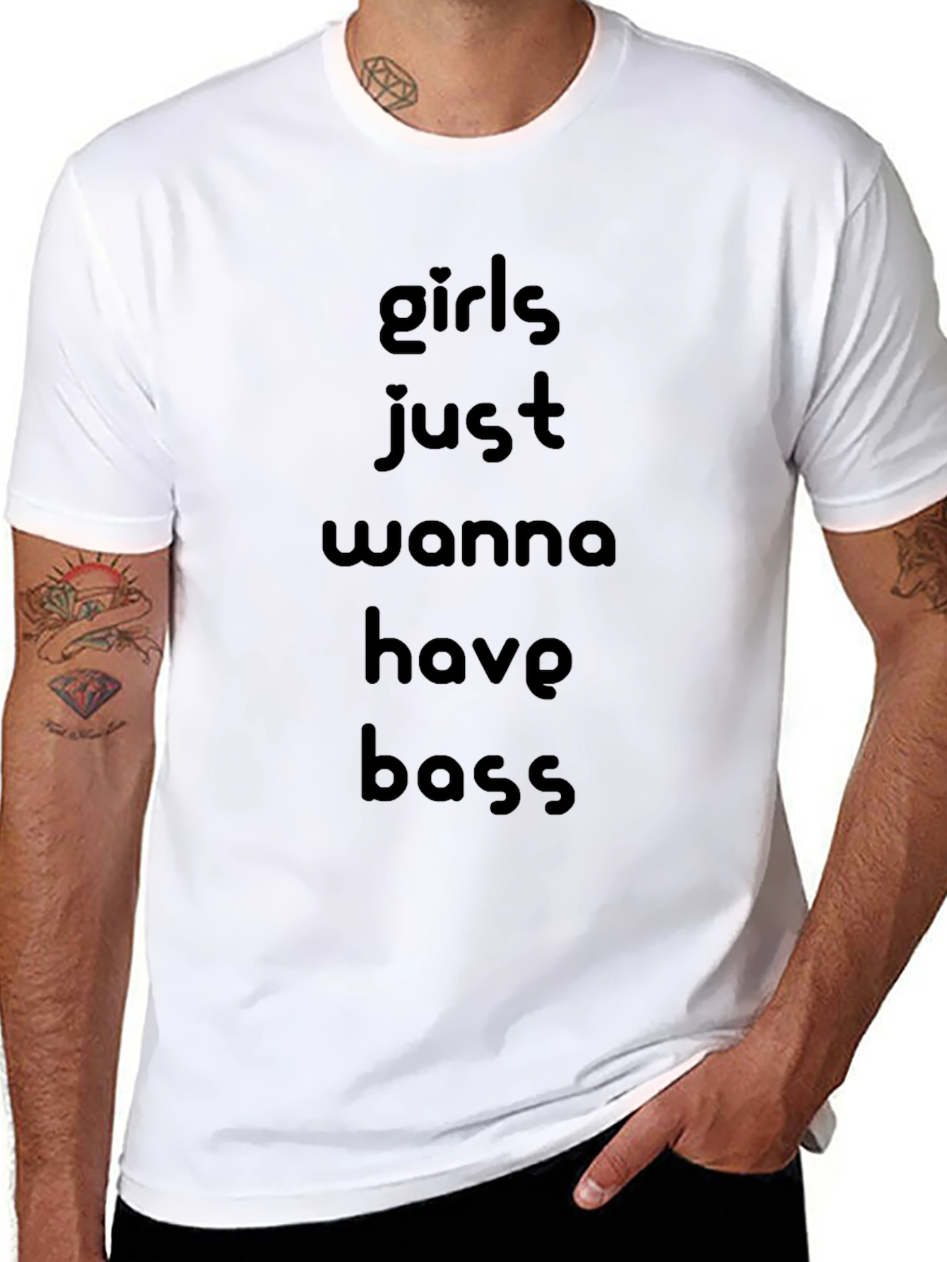 Girls Just Wanna Have Bass - Graphic Tee