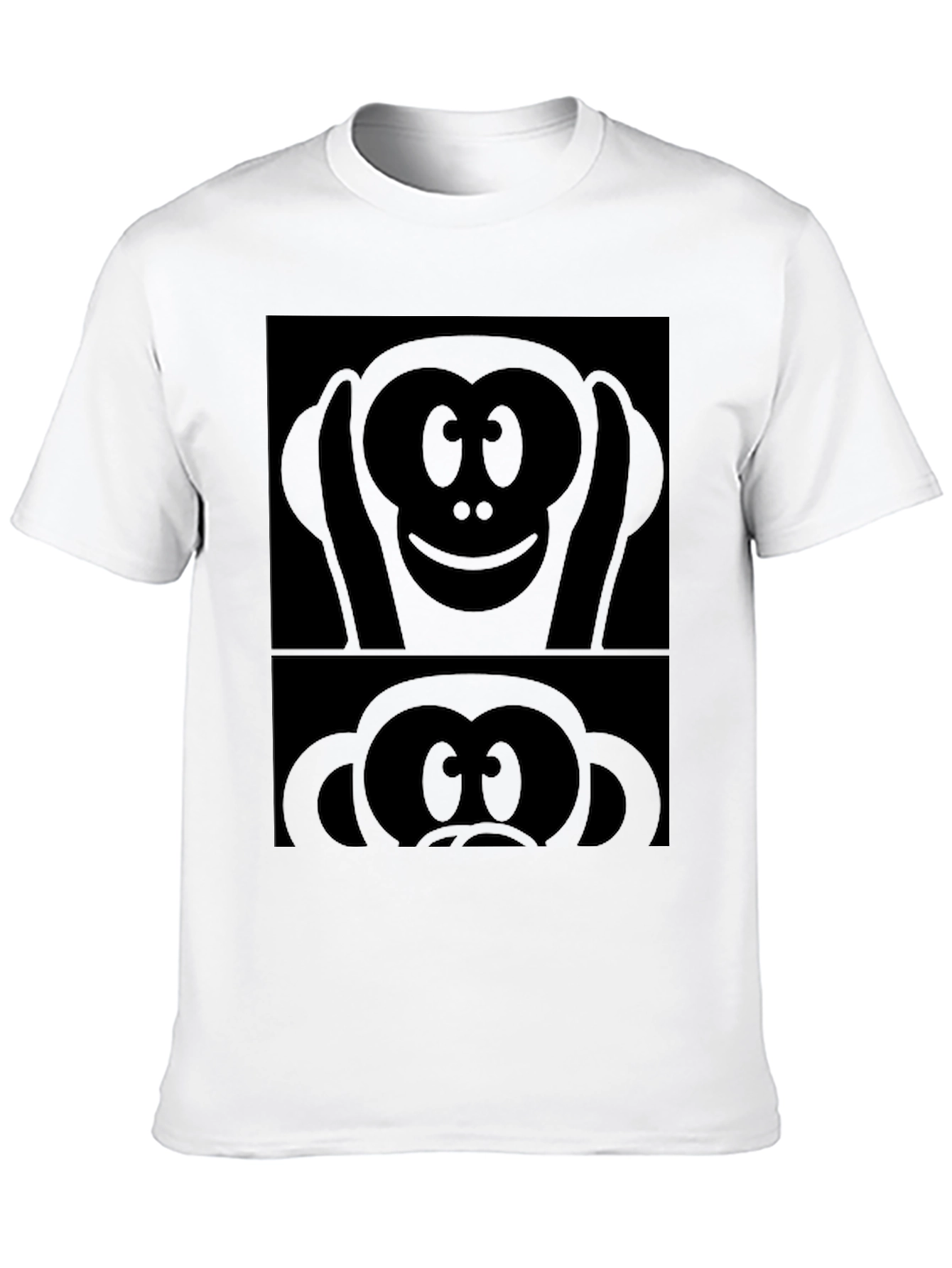 Hear See Speak No Evil Monkey Graphic Tee