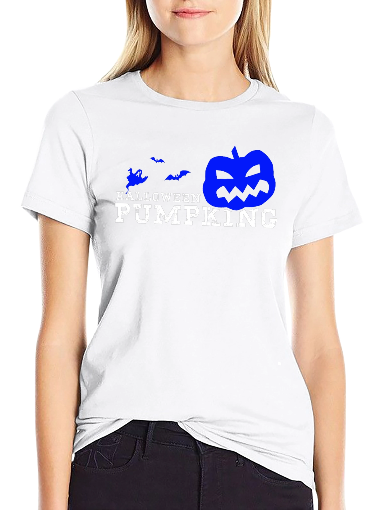 Halloween Pumpking Black T-Shirt