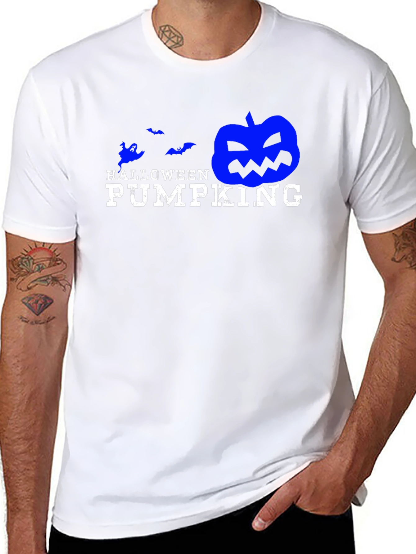Halloween Pumpking Black T-Shirt
