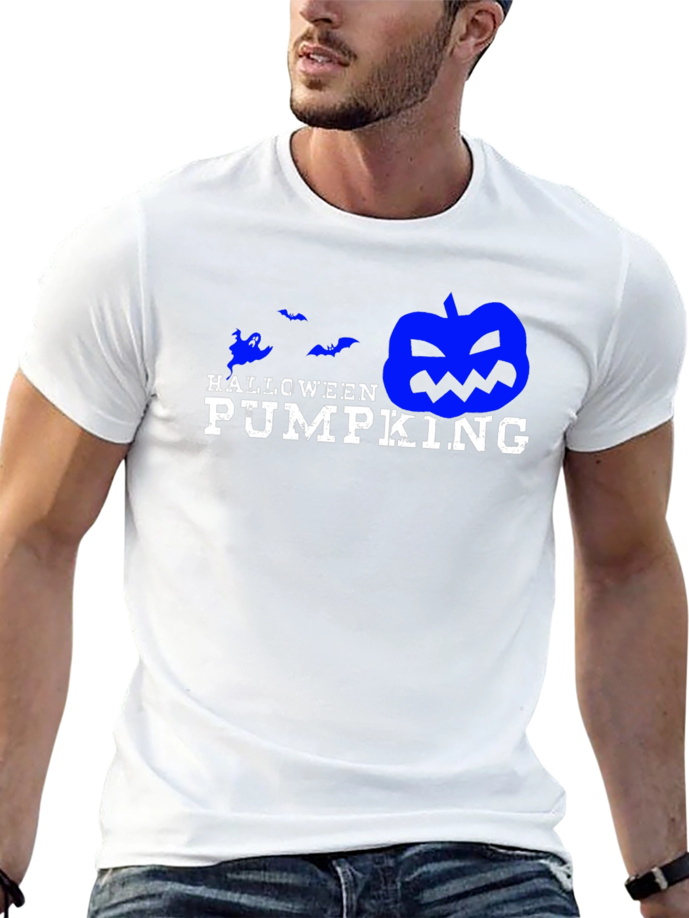Halloween Pumpking Black T-Shirt