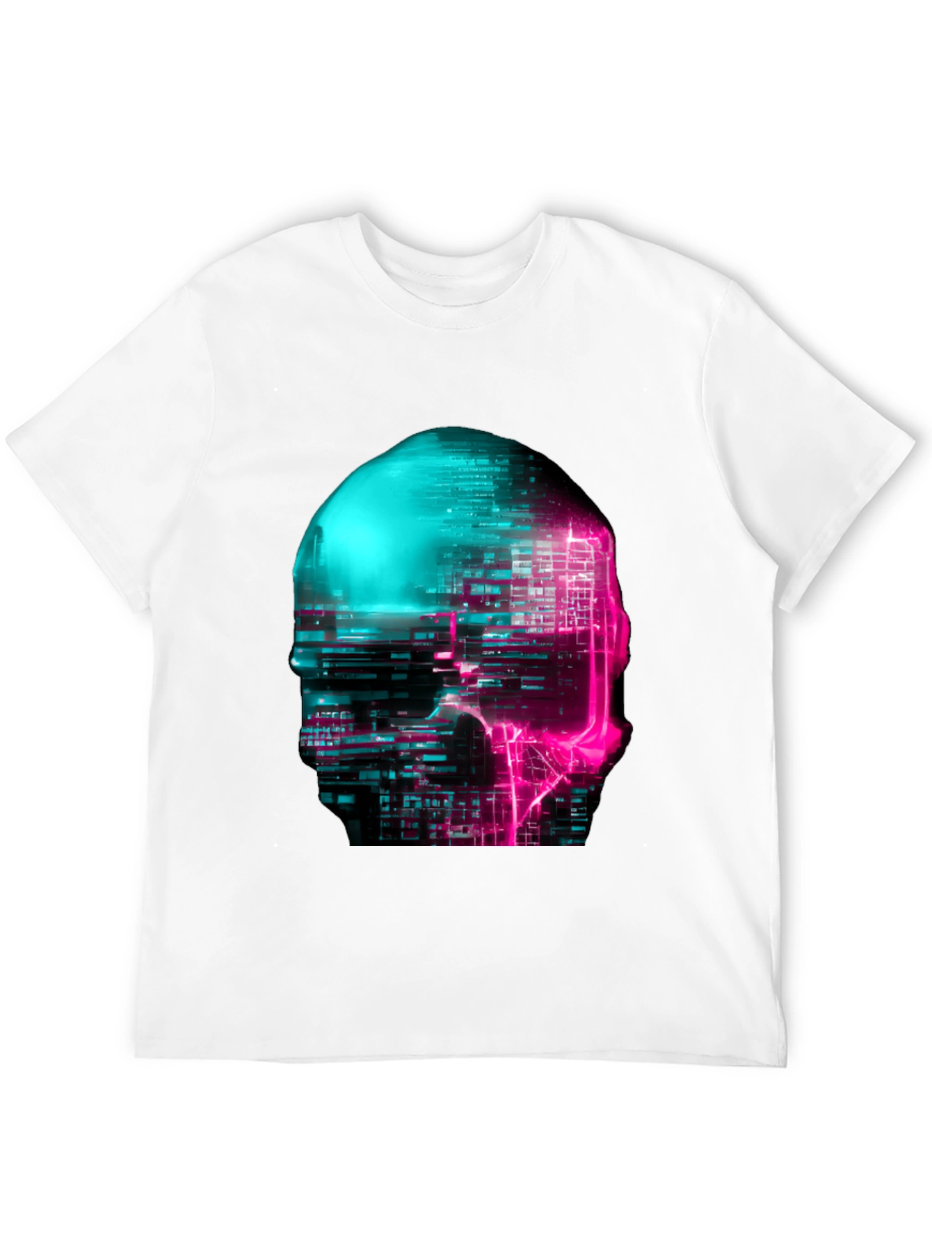 Cyberpunk Skull Graphic Tee