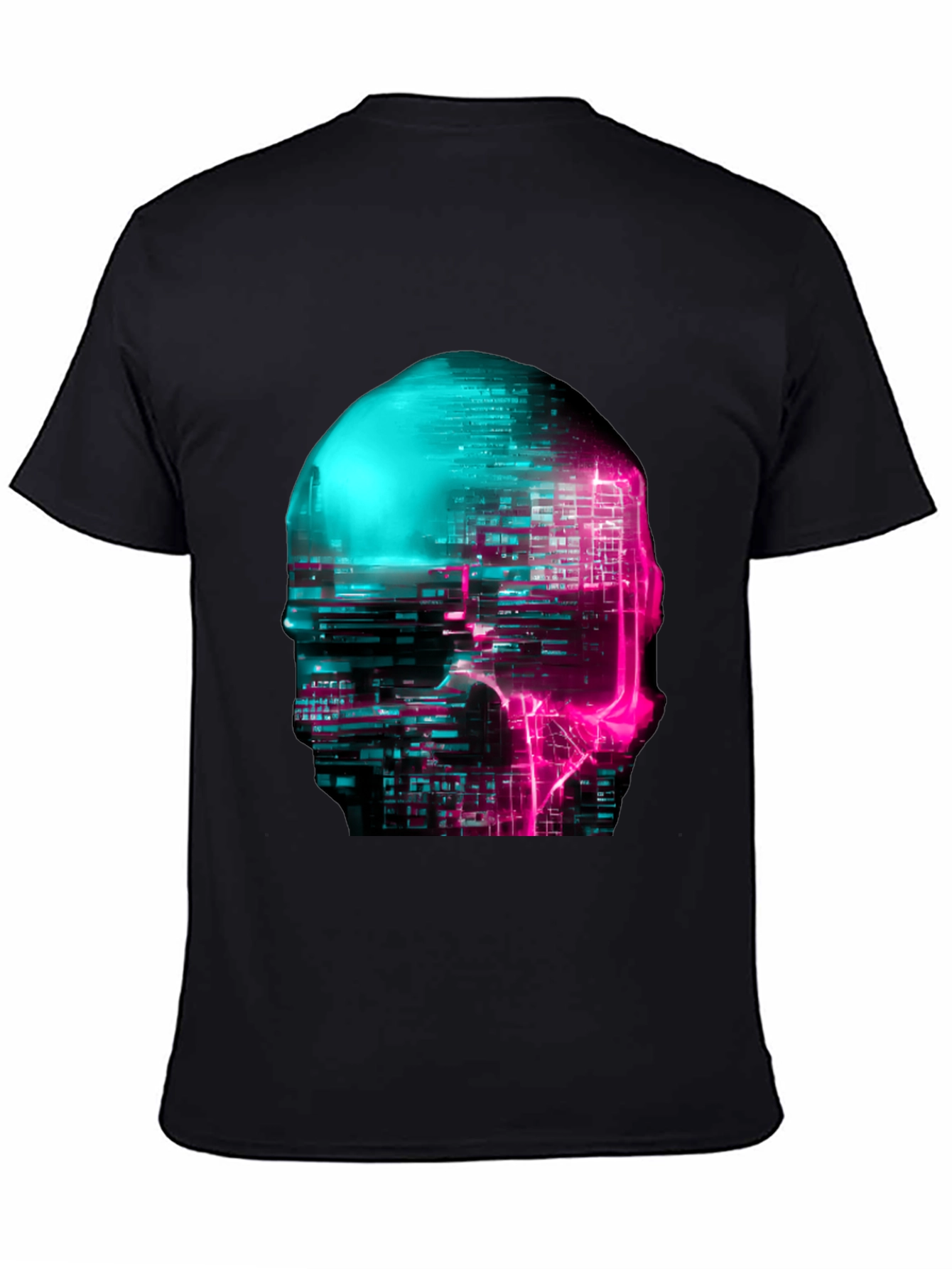 Cyberpunk Skull Graphic Tee