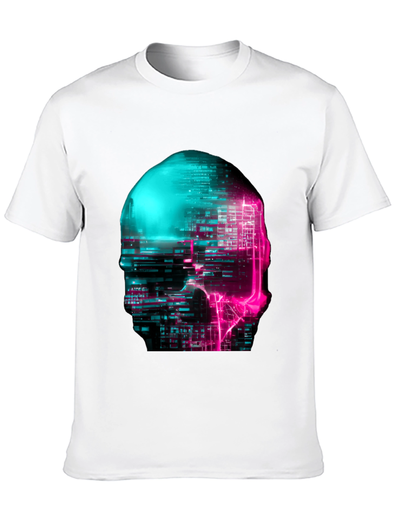 Cyberpunk Skull Graphic Tee