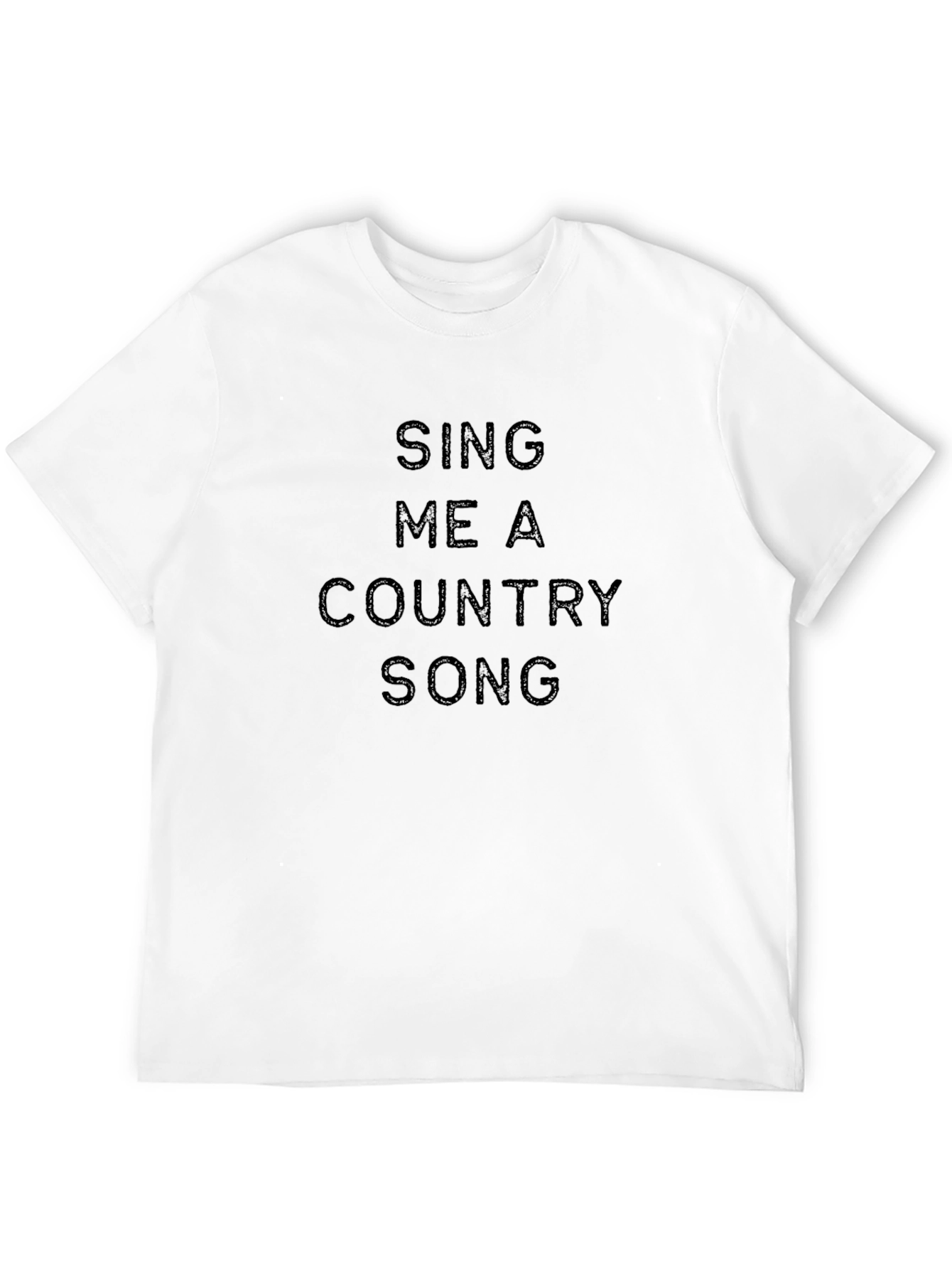 Sing Me A Country Song Graphic Tee - Black