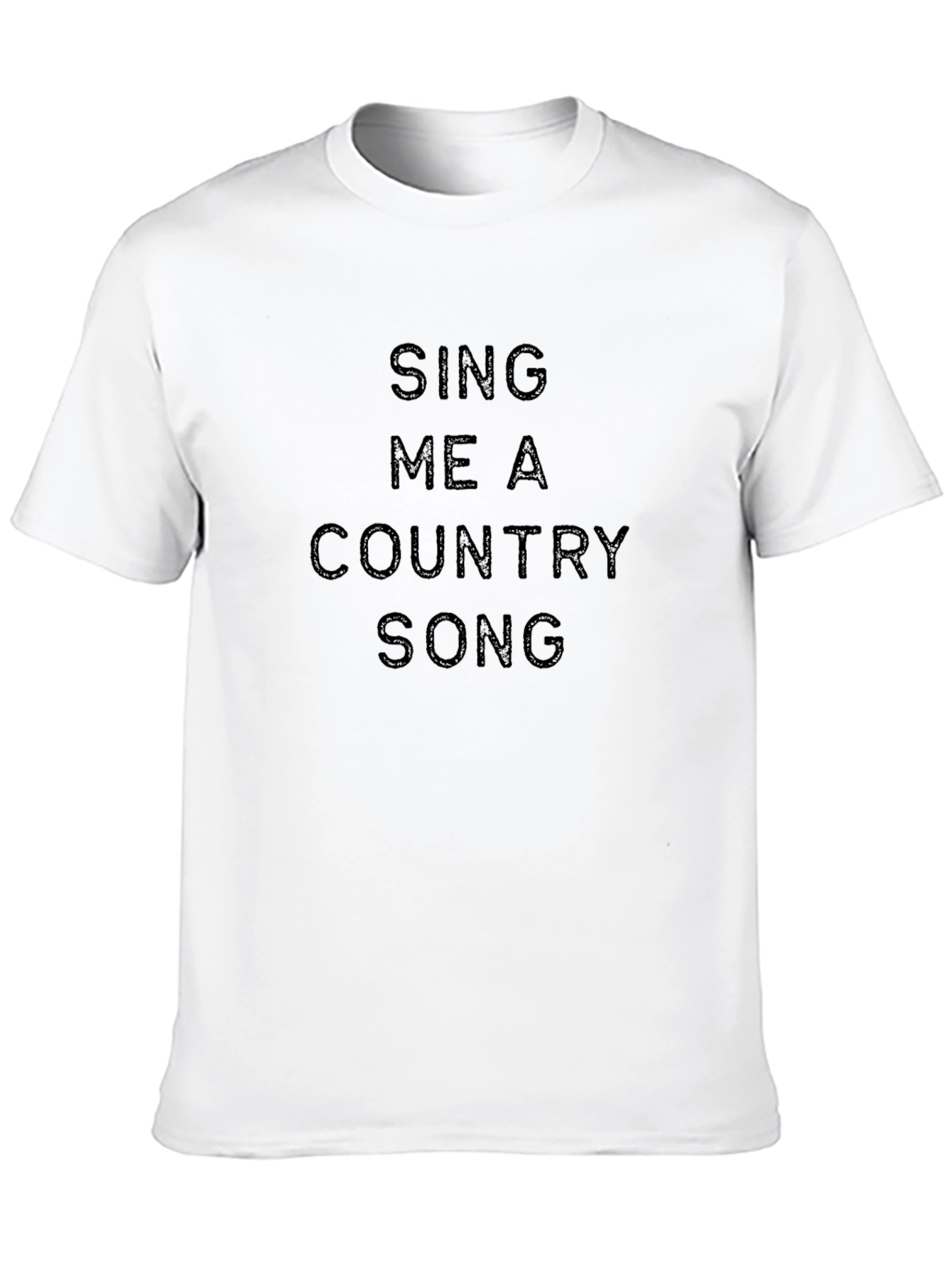 Sing Me A Country Song Graphic Tee - Black