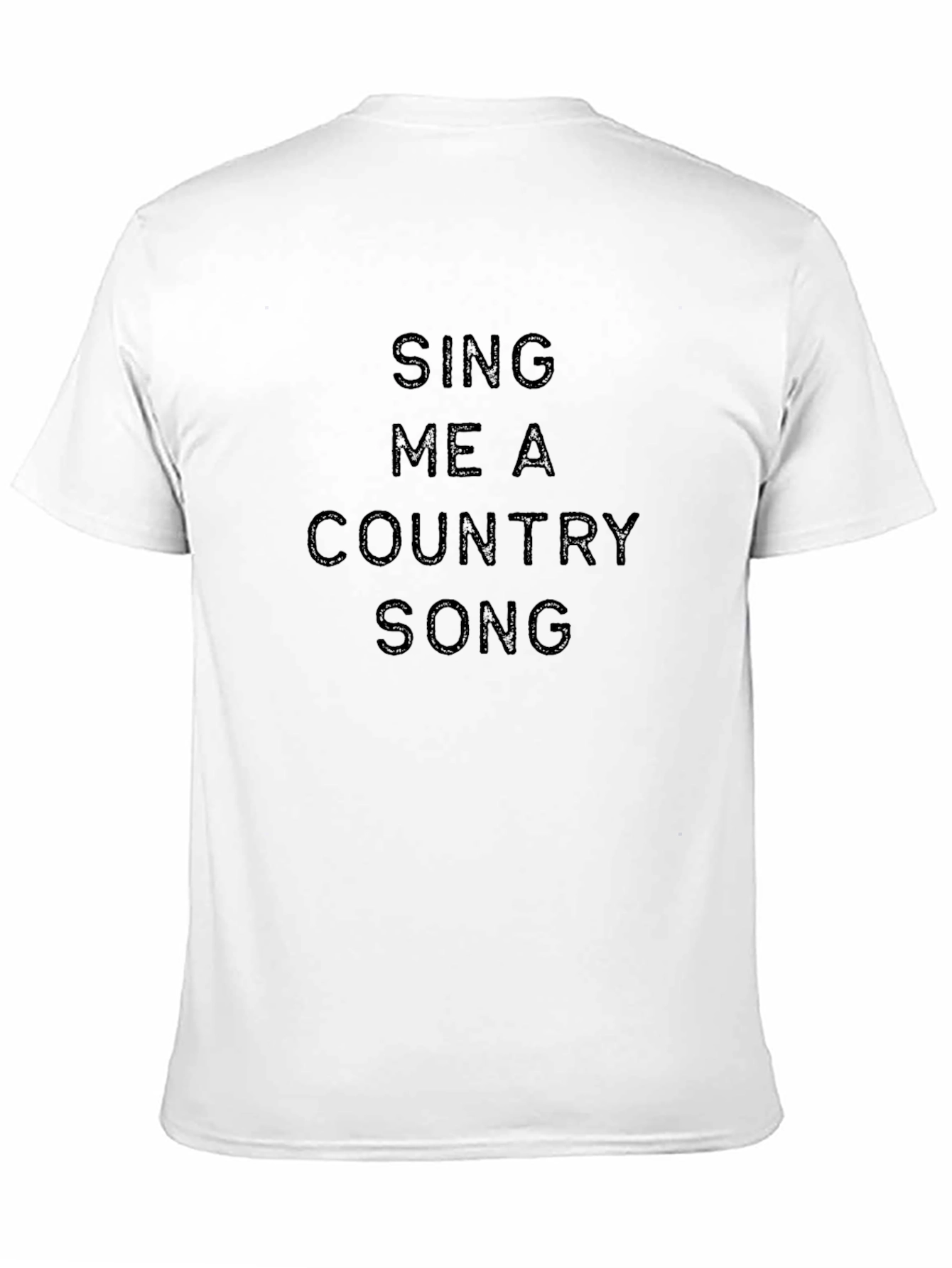 Sing Me A Country Song Graphic Tee - Black