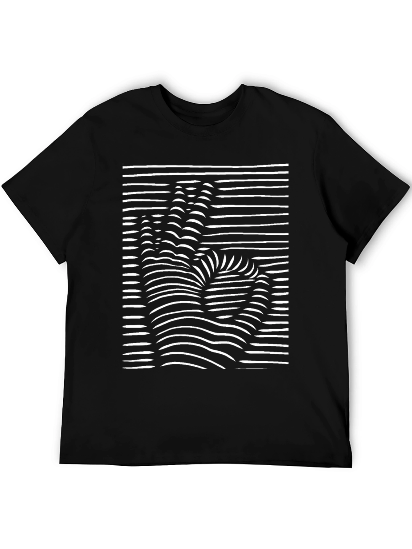 Optical Illusion Hand OK Gesture Graphic Tee