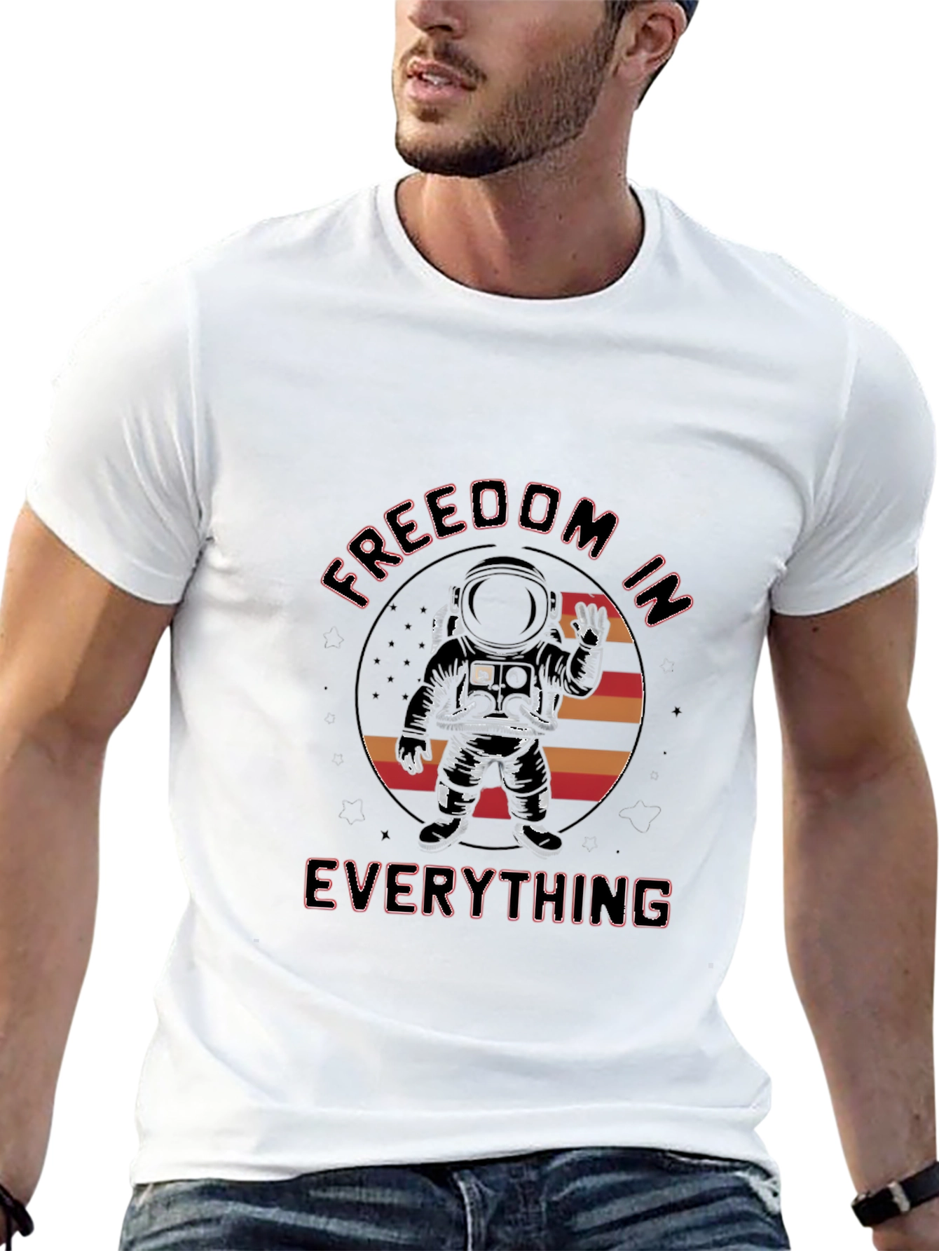 Freedom in Everything Astronaut Graphic Tee
