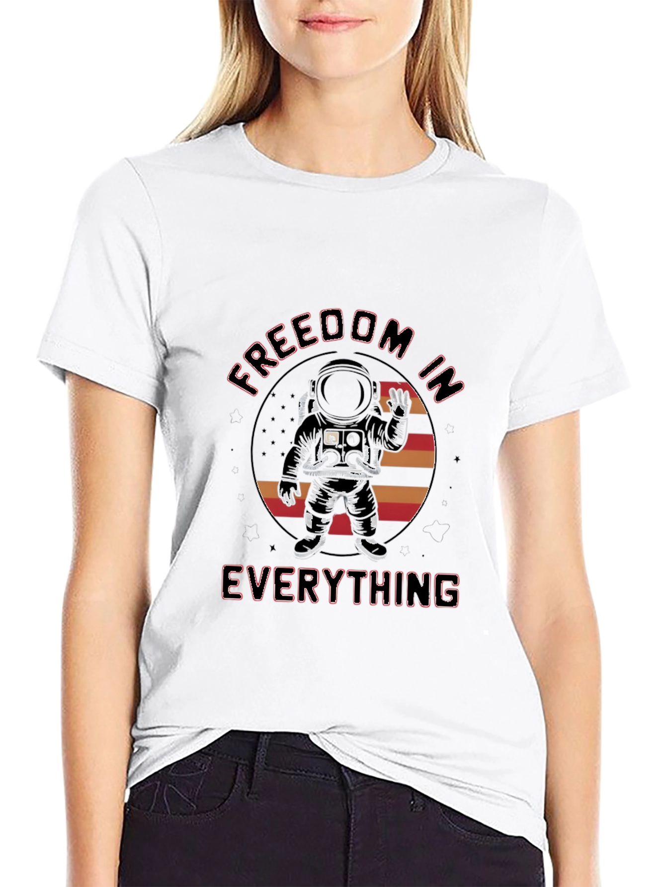 Freedom in Everything Astronaut Graphic Tee