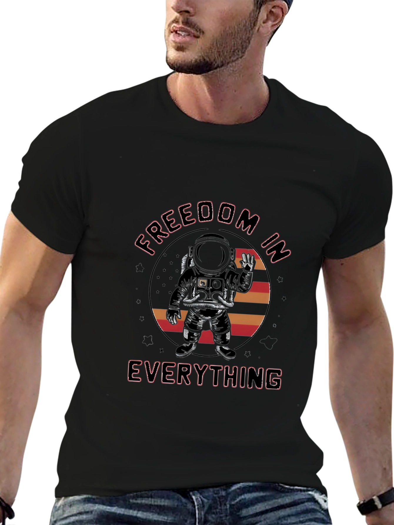 Freedom in Everything Astronaut Graphic Tee