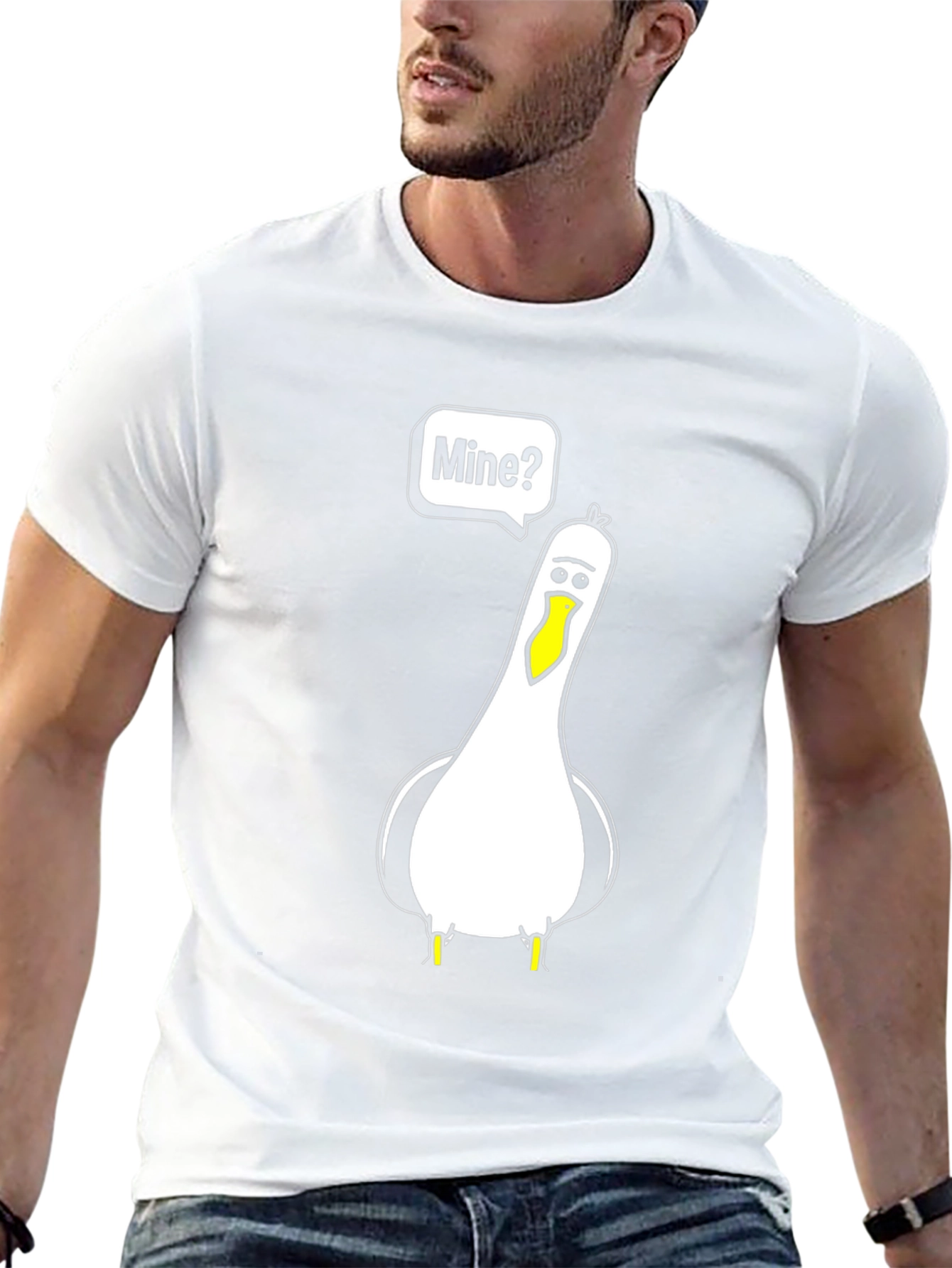 Funny Seagull Mine? Graphic T-Shirt