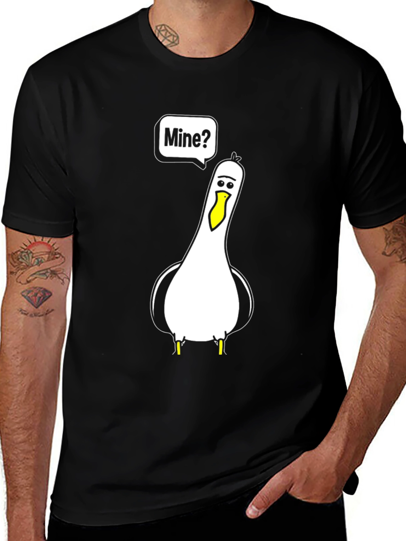 Funny Seagull Mine? Graphic T-Shirt