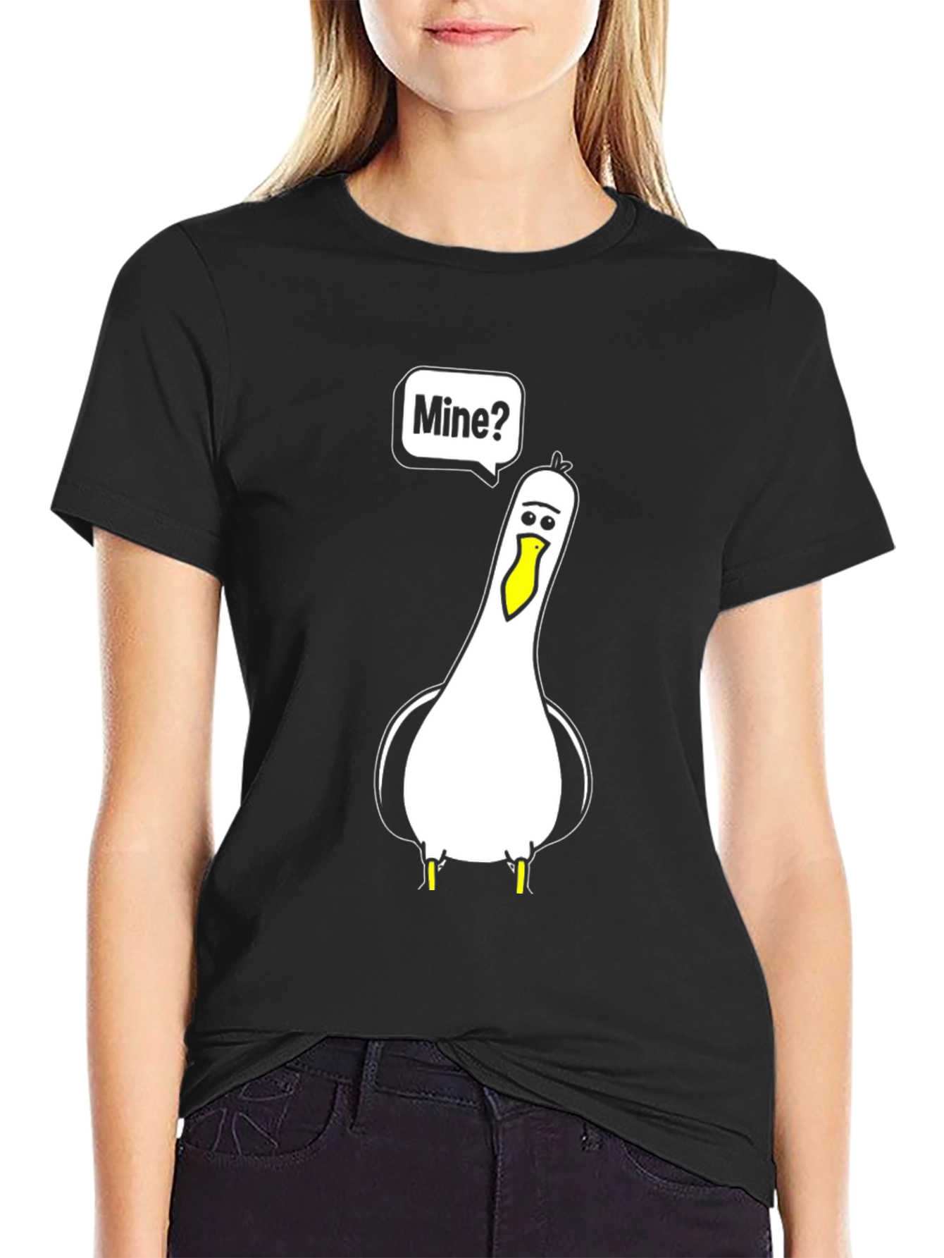 Funny Seagull Mine? Graphic T-Shirt