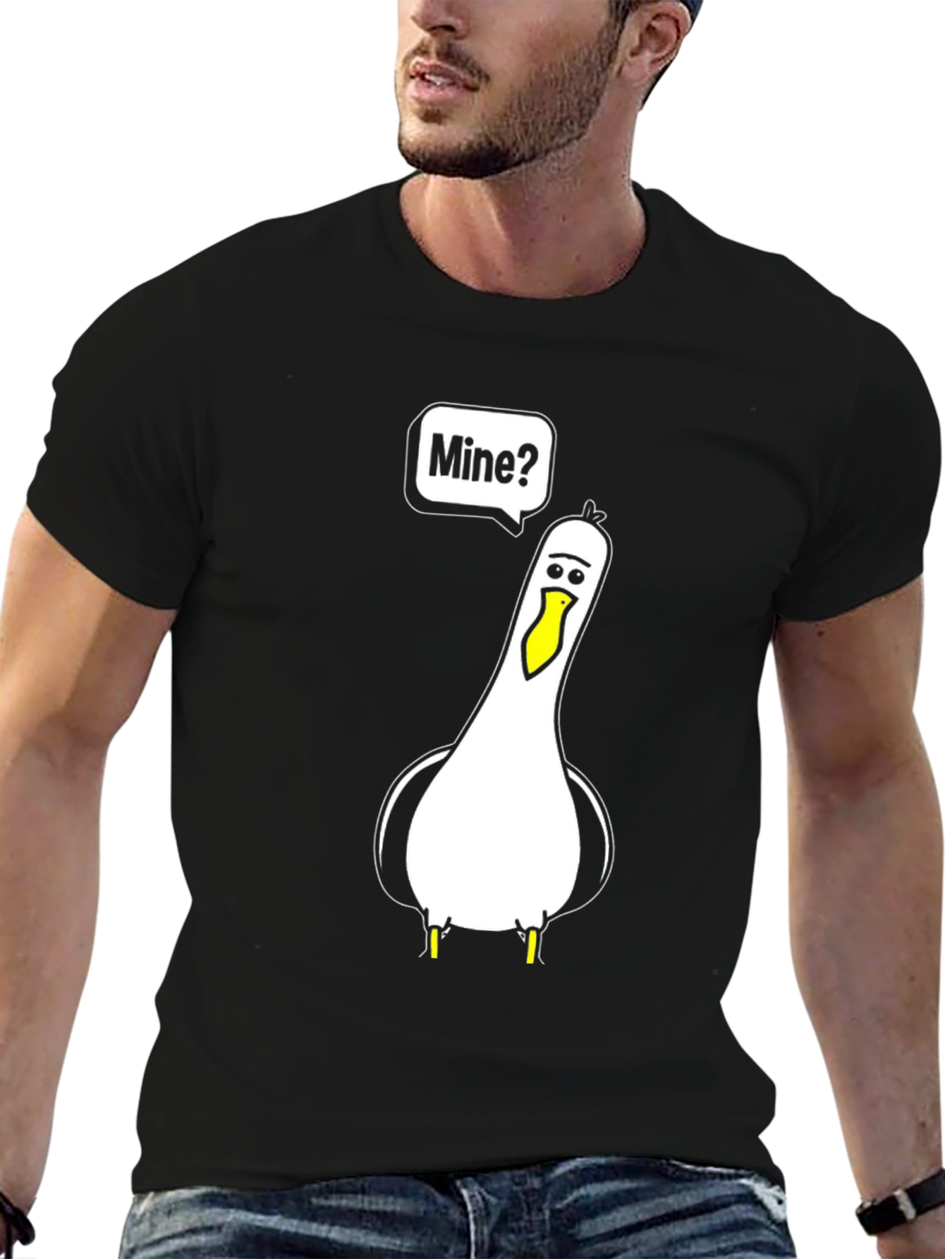 Funny Seagull Mine? Graphic T-Shirt