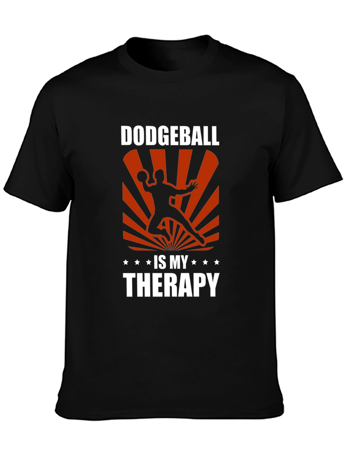 Dodgeball is My Therapy Graphic T-Shirt