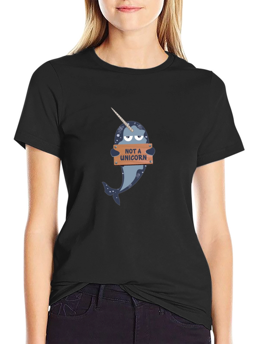 Narwhal T-Shirt - Not A Unicorn Funny Tee