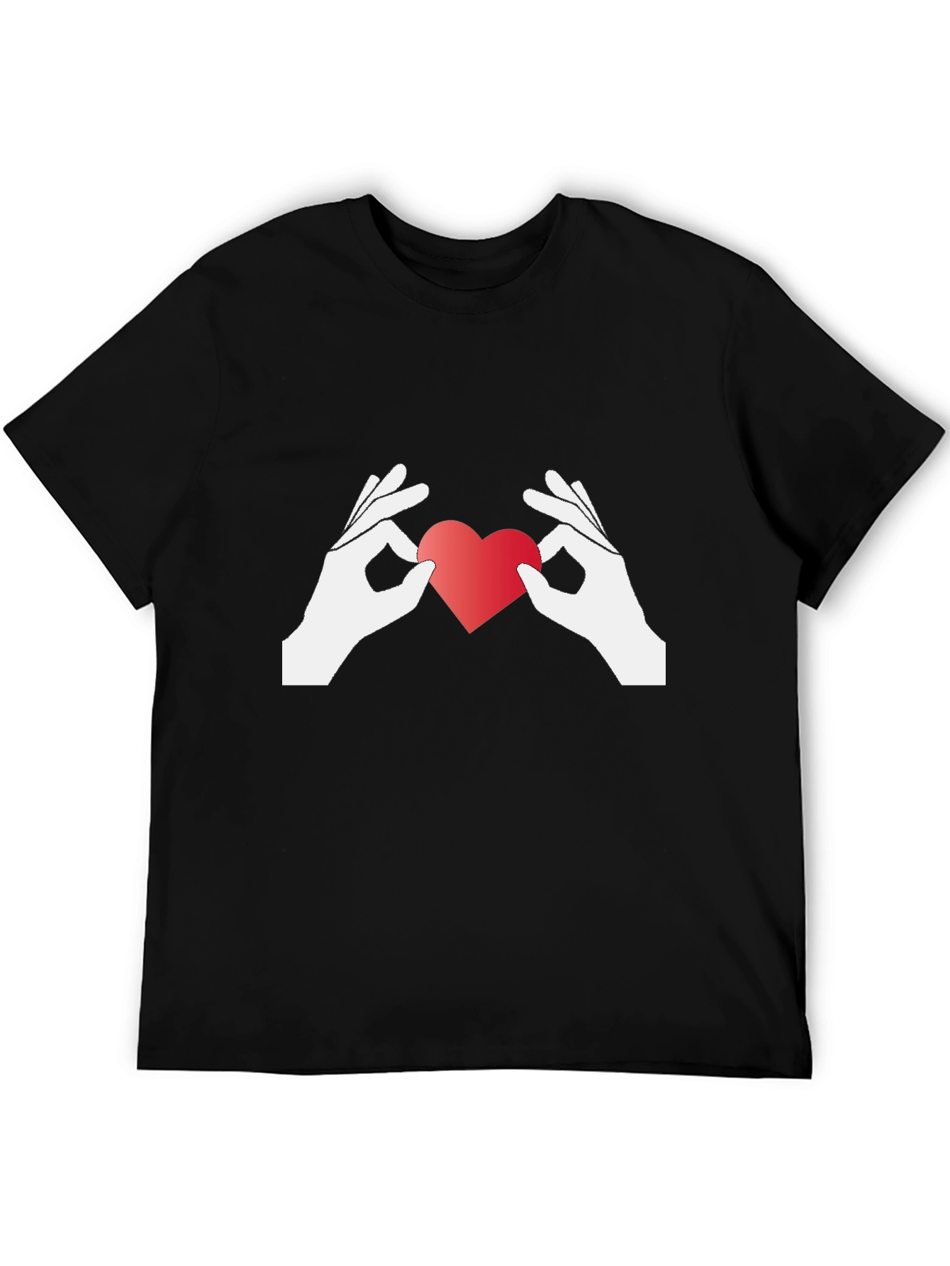 Heart Hands Graphic Tee - Show Your Love!