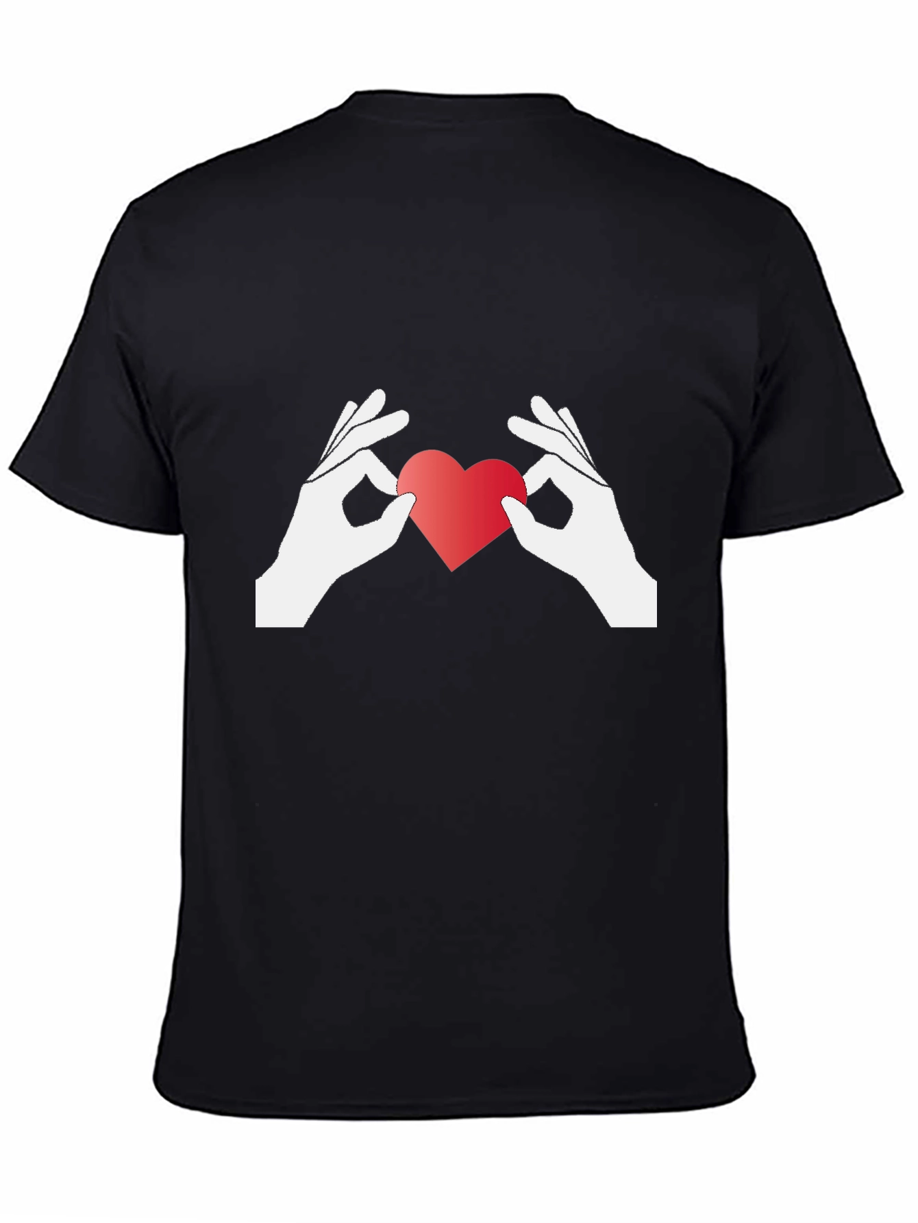 Heart Hands Graphic Tee - Show Your Love!