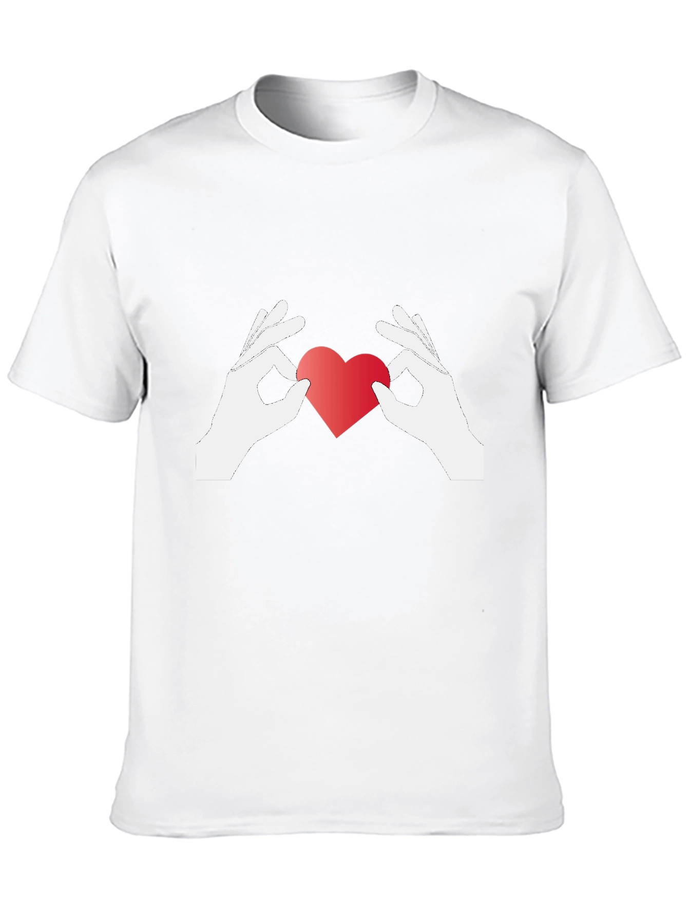 Heart Hands Graphic Tee - Show Your Love!