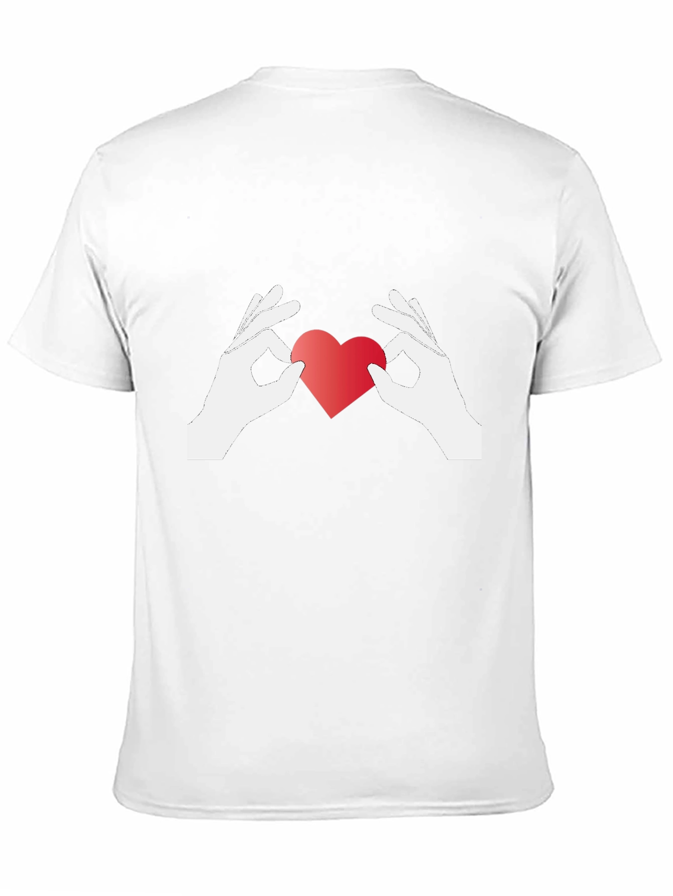 Heart Hands Graphic Tee - Show Your Love!